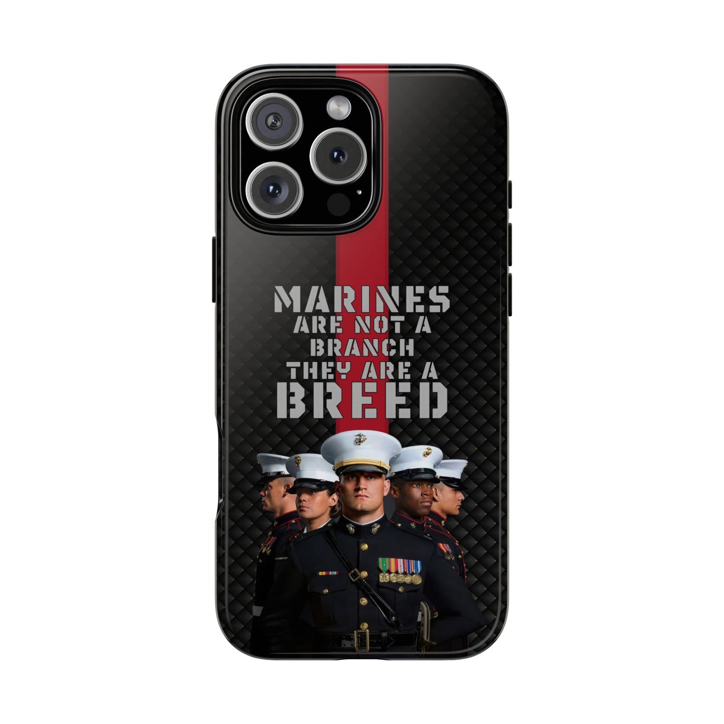 Marine Corps Tough iPhone Case - Proud Military Supporter