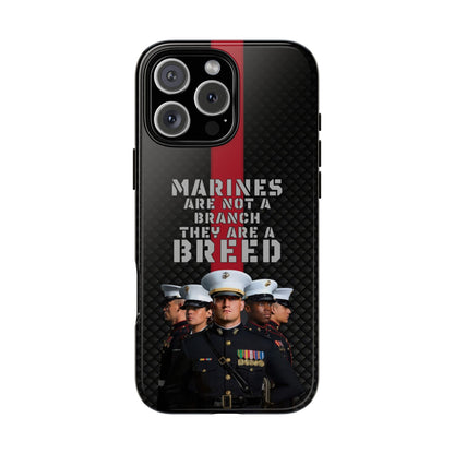 Marine Corps Tough iPhone Case - Proud Military Supporter