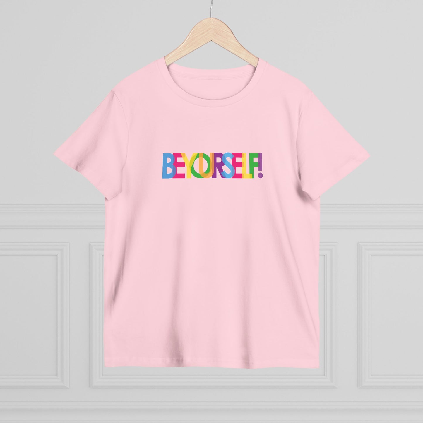 Inspirational Women’s Maple Tee - Be Yourself Graphic T-Shirt