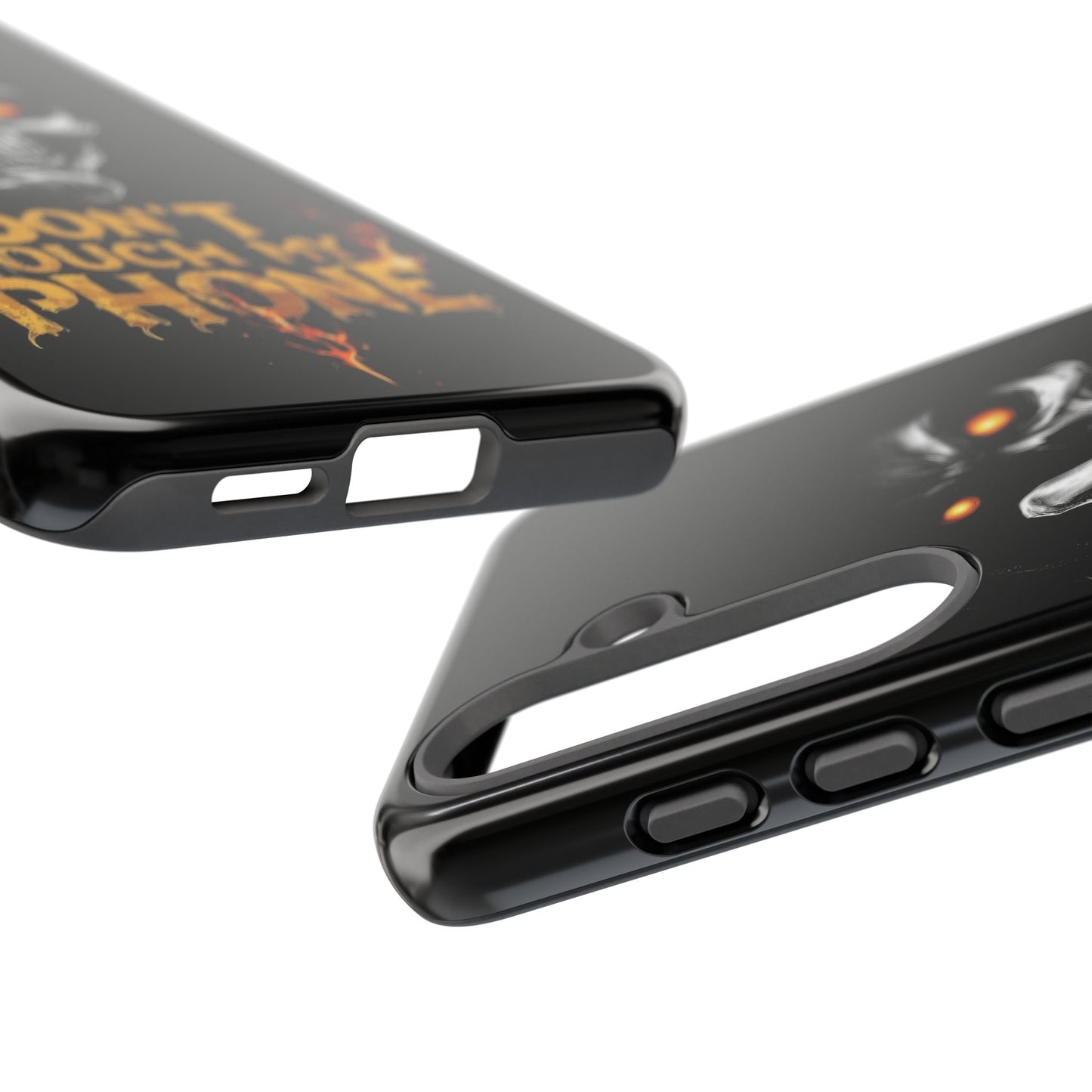 Skull Samsung Tough Cases, Don't Touch My Phone Cover,