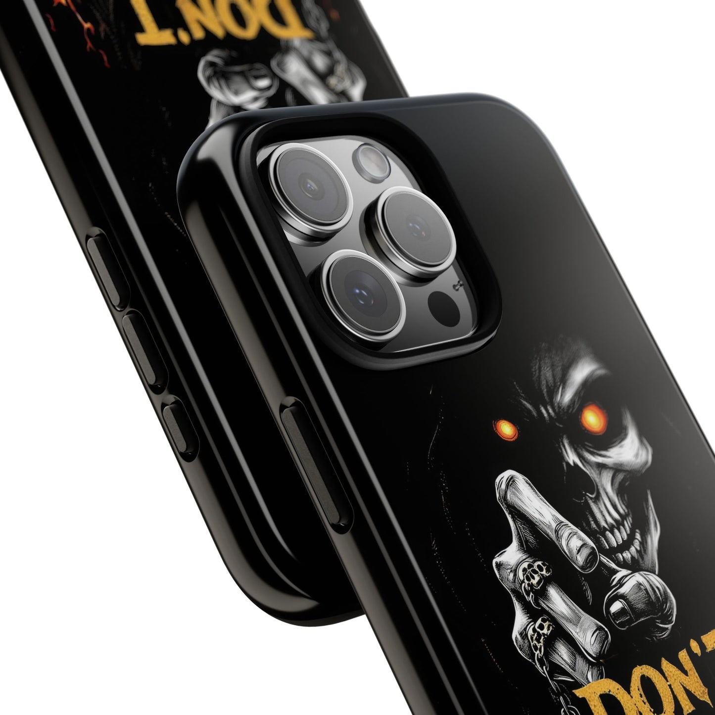 Skull iPhone Tough Cases, Don't Touch My Phone