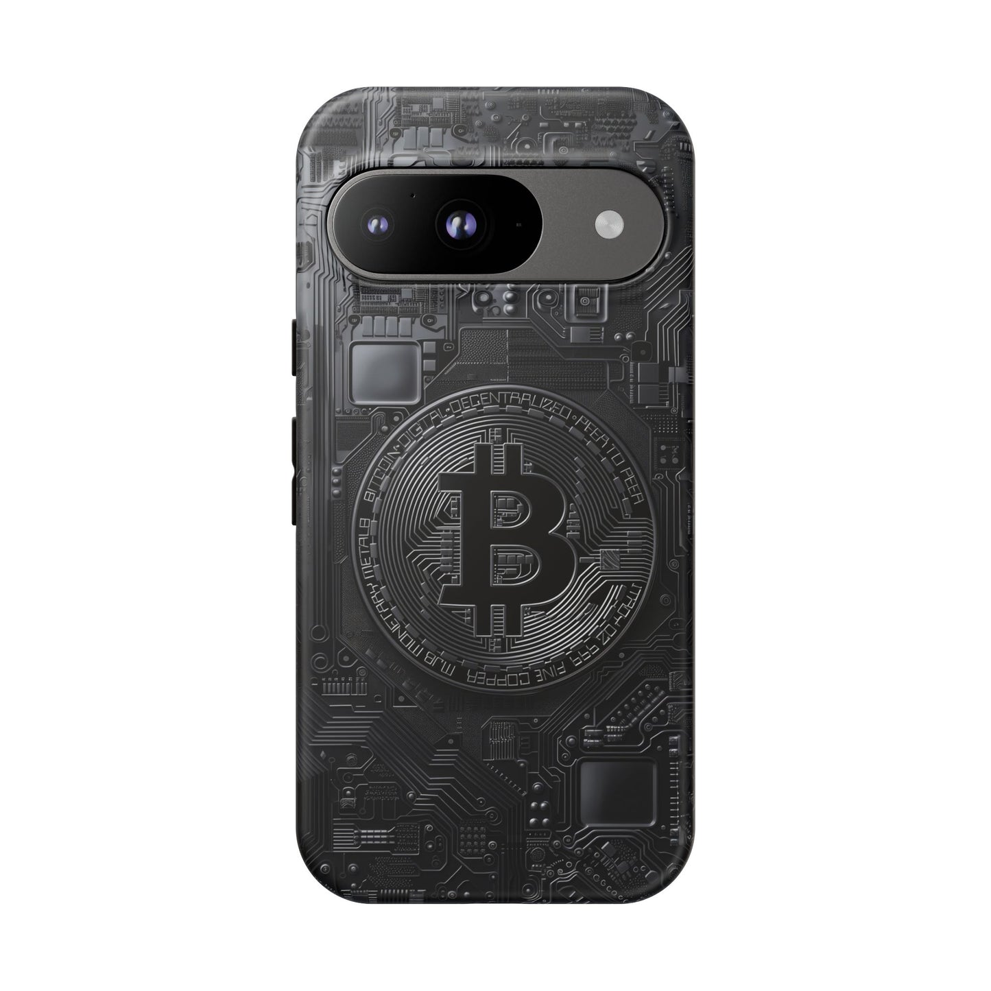 Bitcoin Google Pixel Tough Phone Case, Cryptocurrency Protection Cover