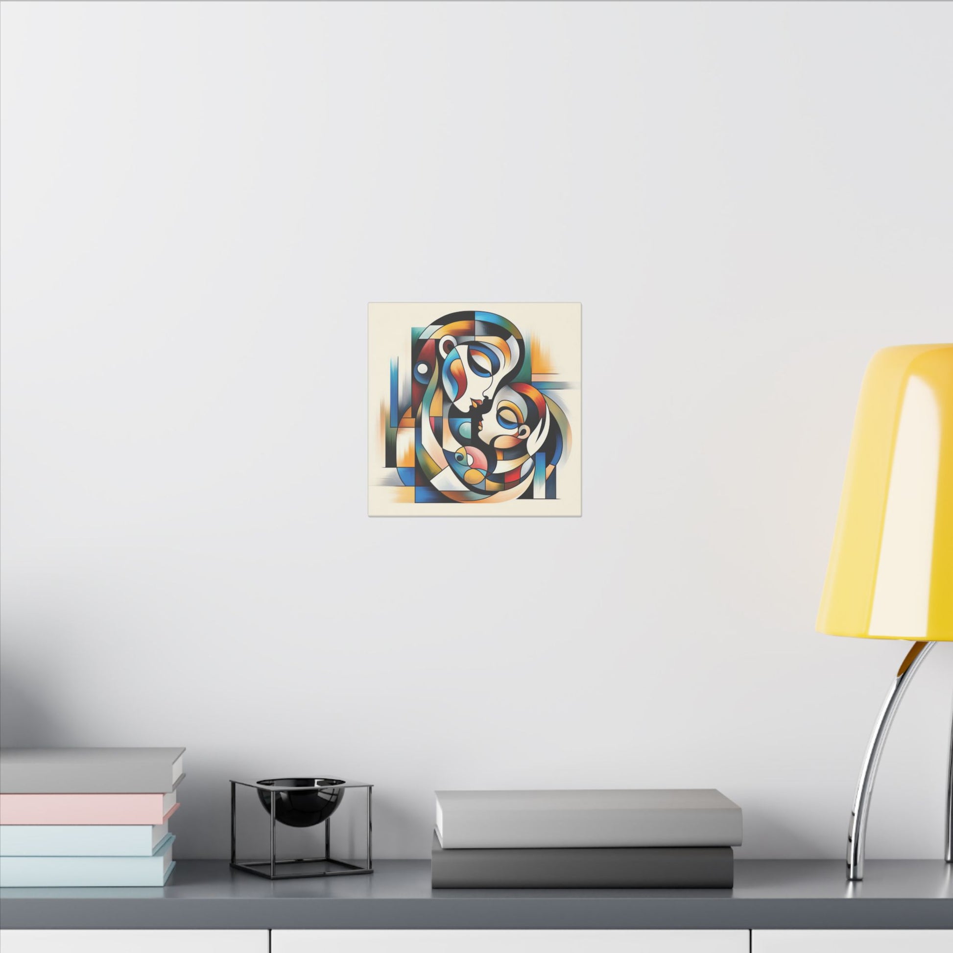 Motherhood in Shapes - Canvas Print