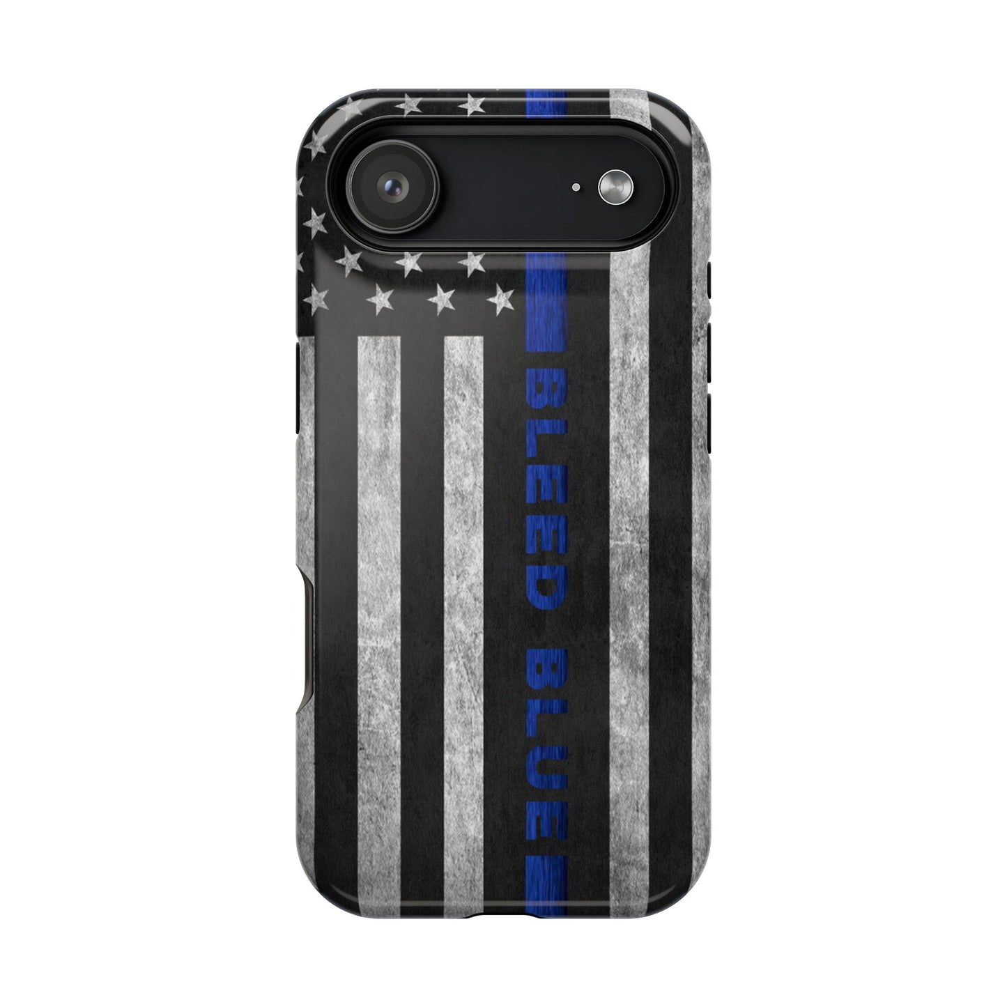 Police Magnetic Phone Cases, Bleed Blue