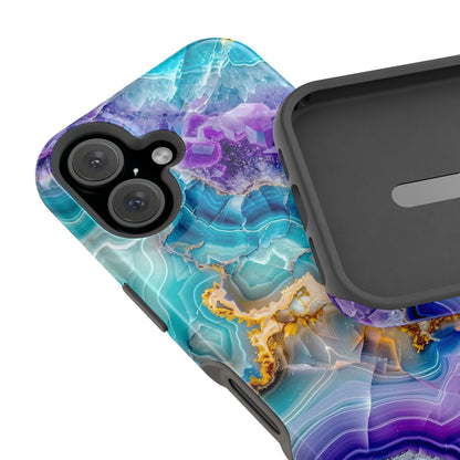 Blue Agate Magnetic Phone Case