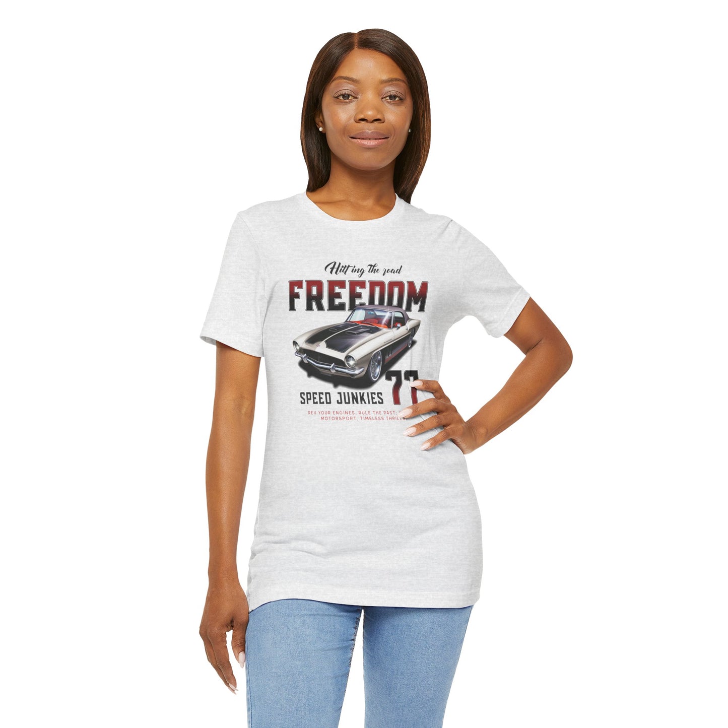 Hitting The Road Freedom Unisex Jersey Short Sleeve Tee