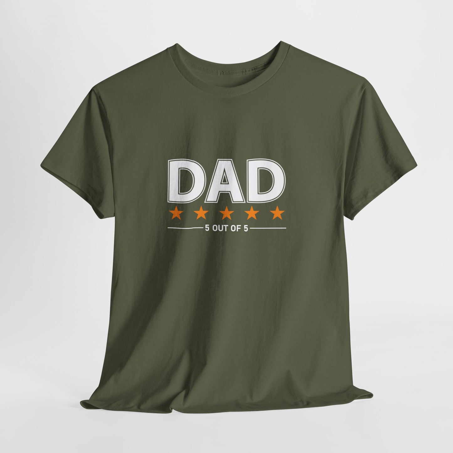 Father's Day Unisex Tee - 5 Stars Dad T-shirt