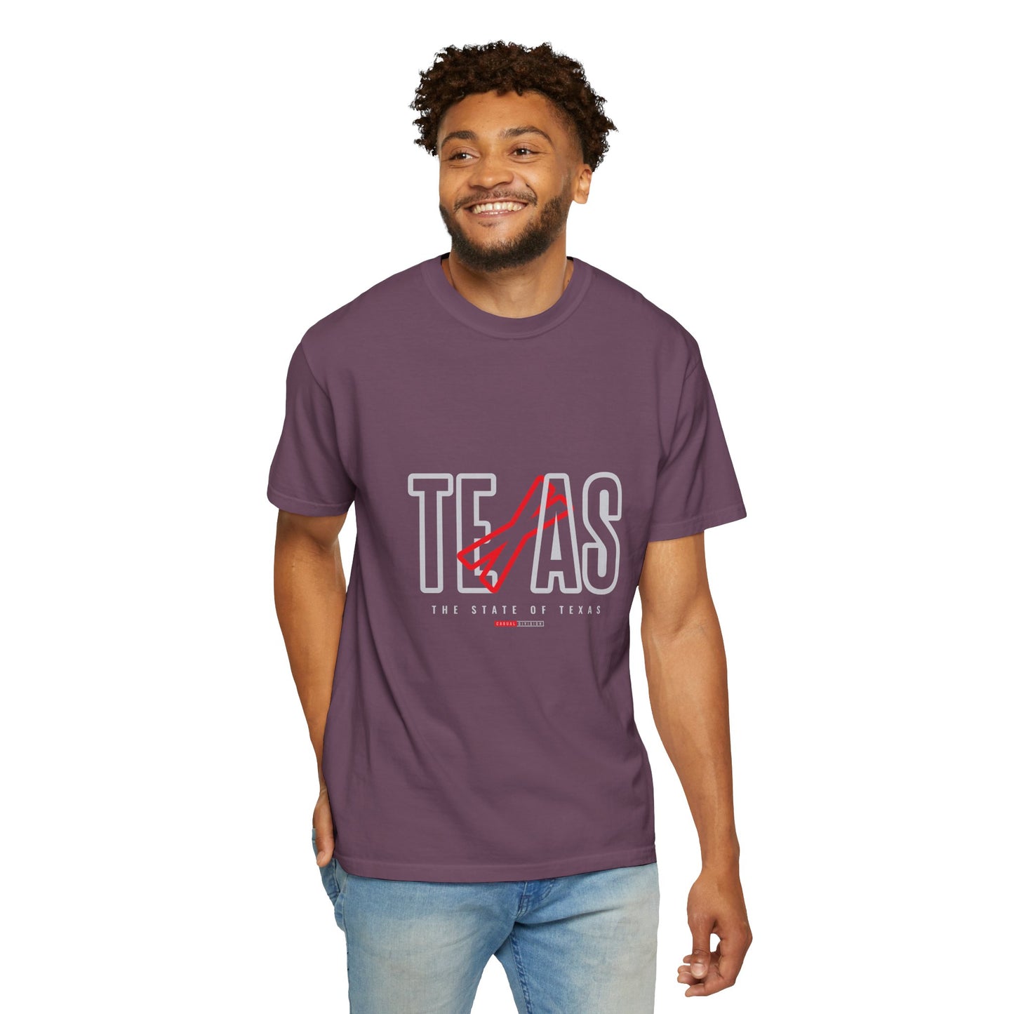 Texas Pride Unisex Garment-Dyed T-Shirt - Casual Style for State Lovers