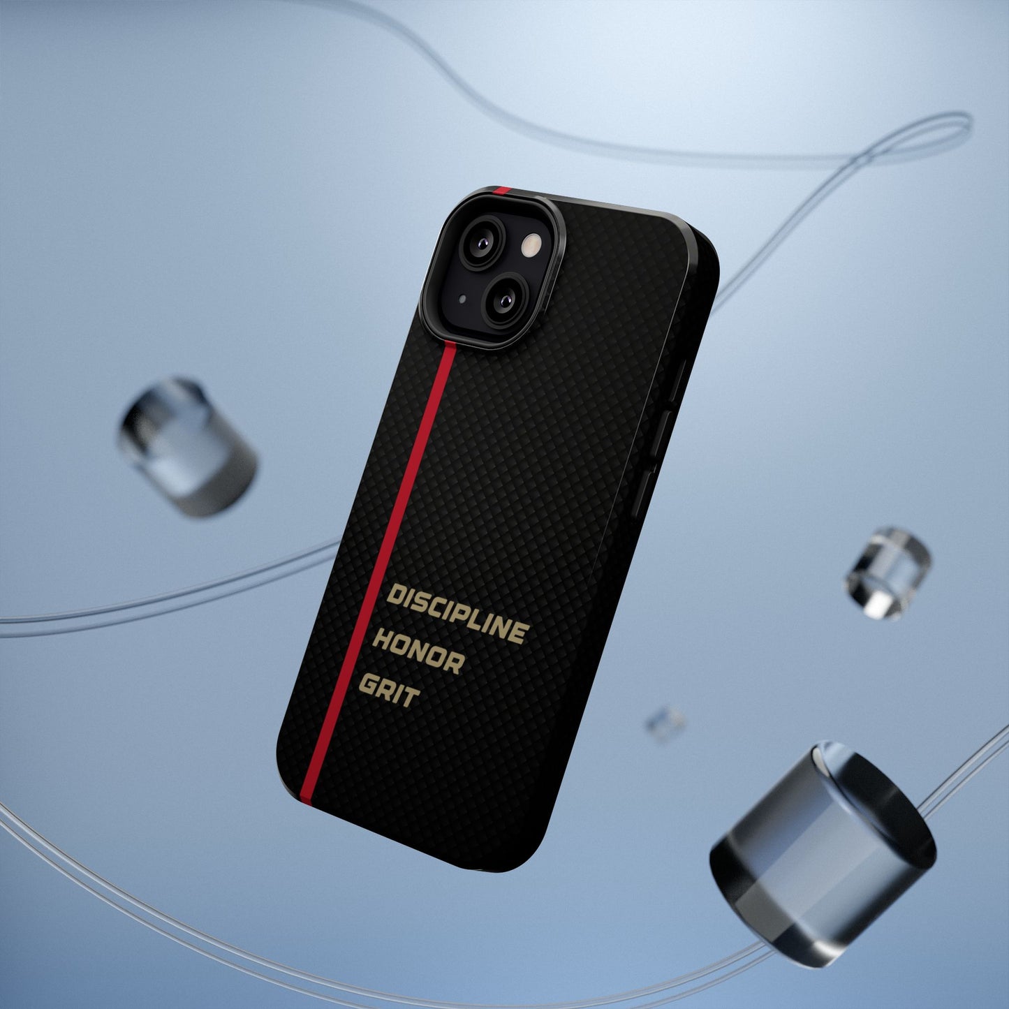 Discipline, Honor, Grit Impact-Resistant Phone Case