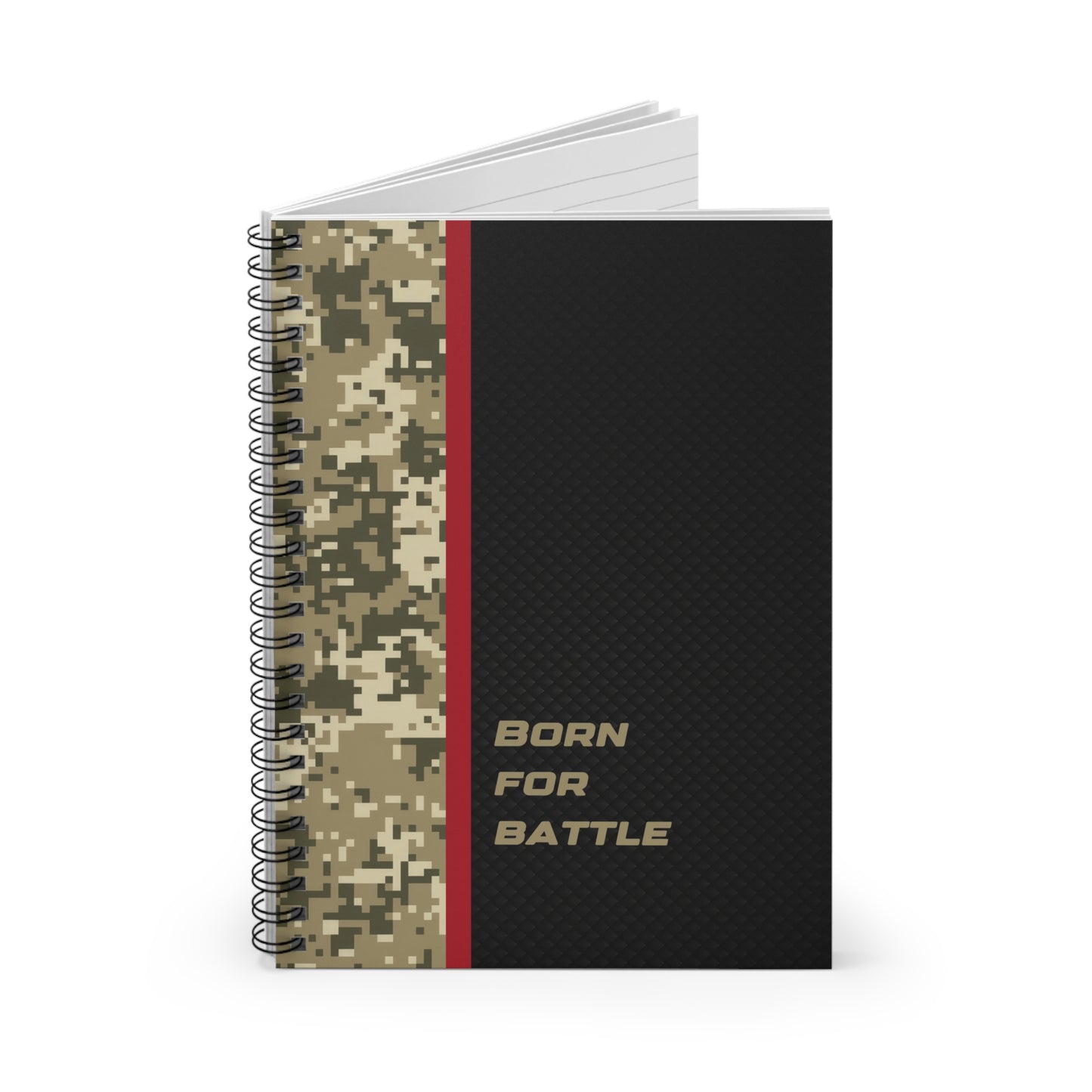 Battle-Ready Spiral Notebook for Soldiers, Military Journal