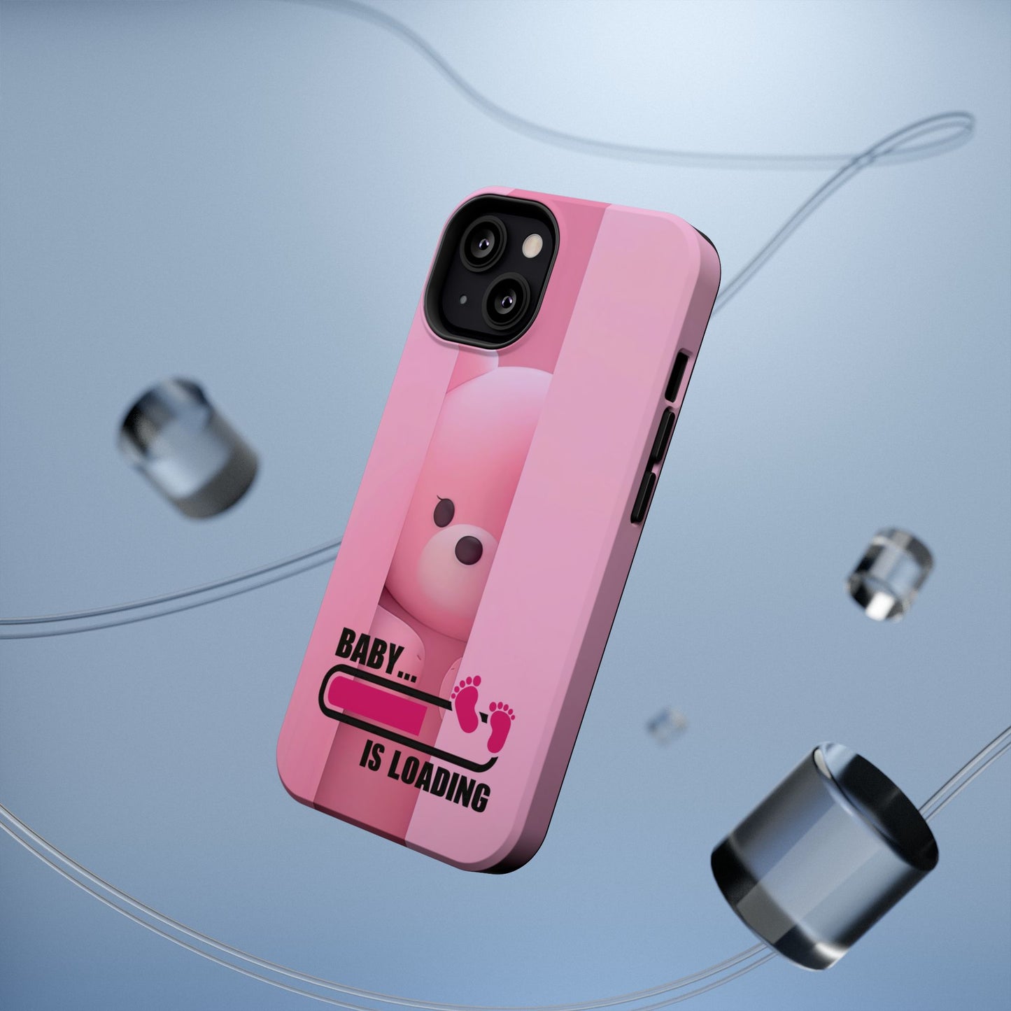 Cute Baby Loading Magnetic Phone Case, Expecting Parents Gift