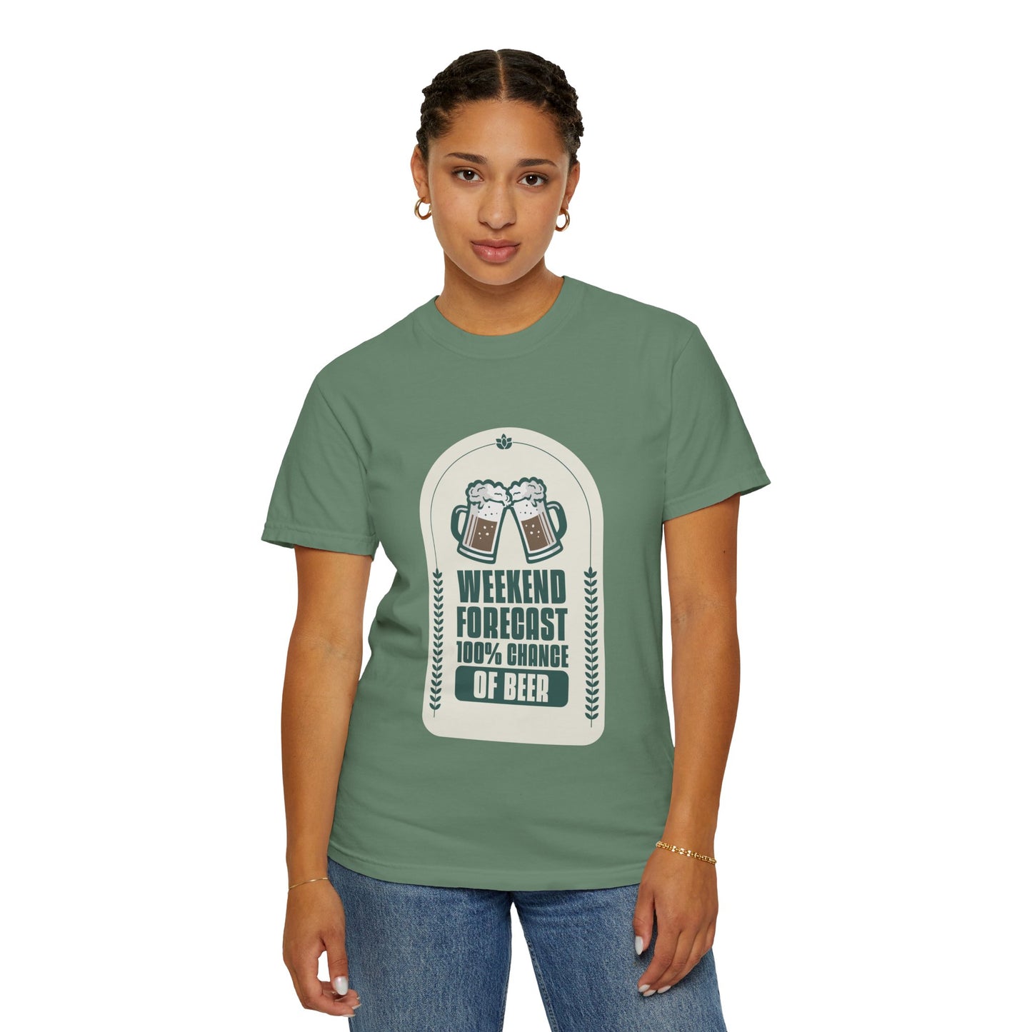 Weekend Forecast 100% Chance Of Beer T-shirt