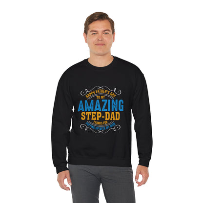 Amazing Step-Dad - Unisex Heavy Blend™ Crewneck Sweatshirt