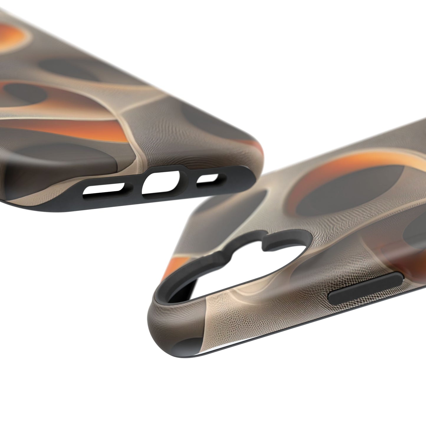 Stylish Magnetic Phone Cases, Abstract Geometric Design