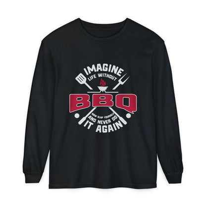 BBQ Lovers Long Sleeve T-Shirt – Imagine Life Without BBQ
