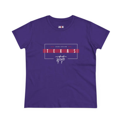 Texas States Graphic Tee for Women - Casual Cotton T-Shirt