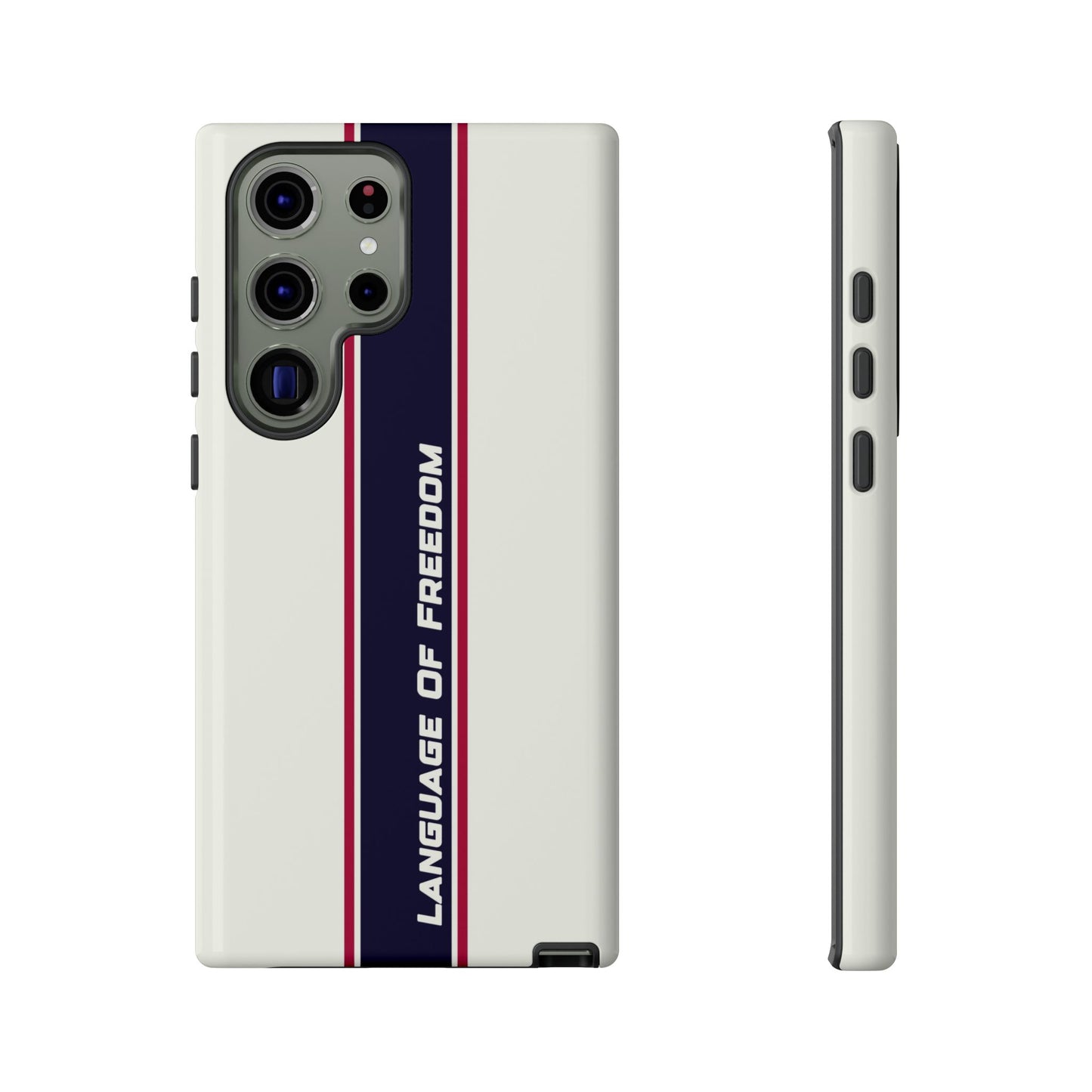 Language of Freedom Tough Case – Minimalist Design