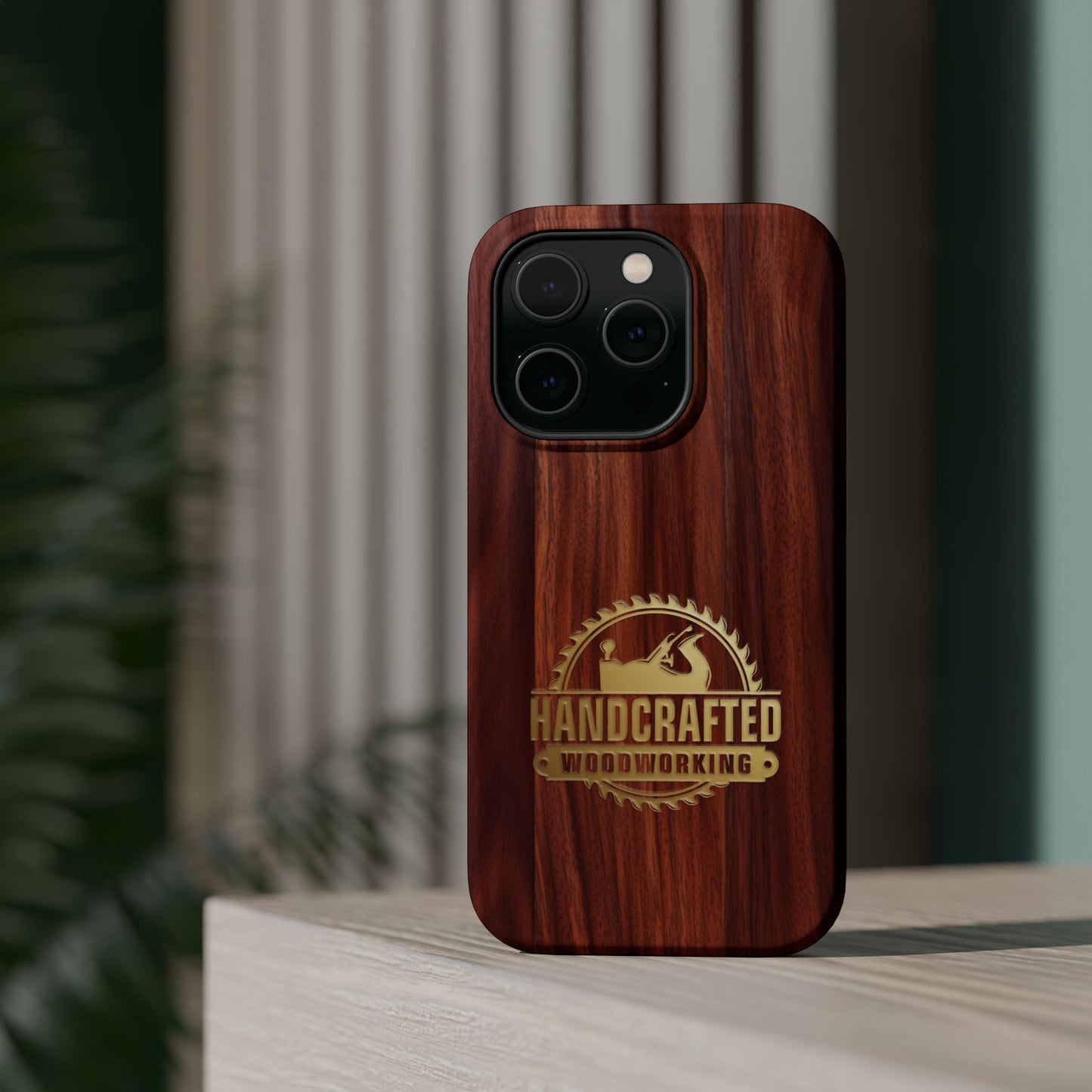 Woodworking Logo Magnetic iPhone Case