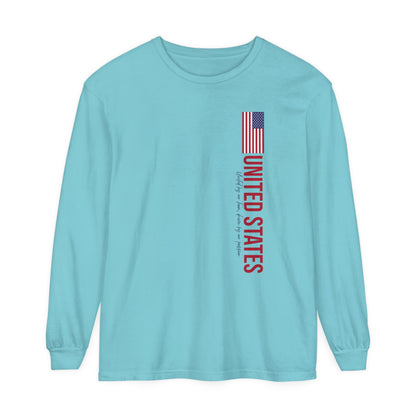 Patriotic Long Sleeve T-Shirt - One Nation, One Dream