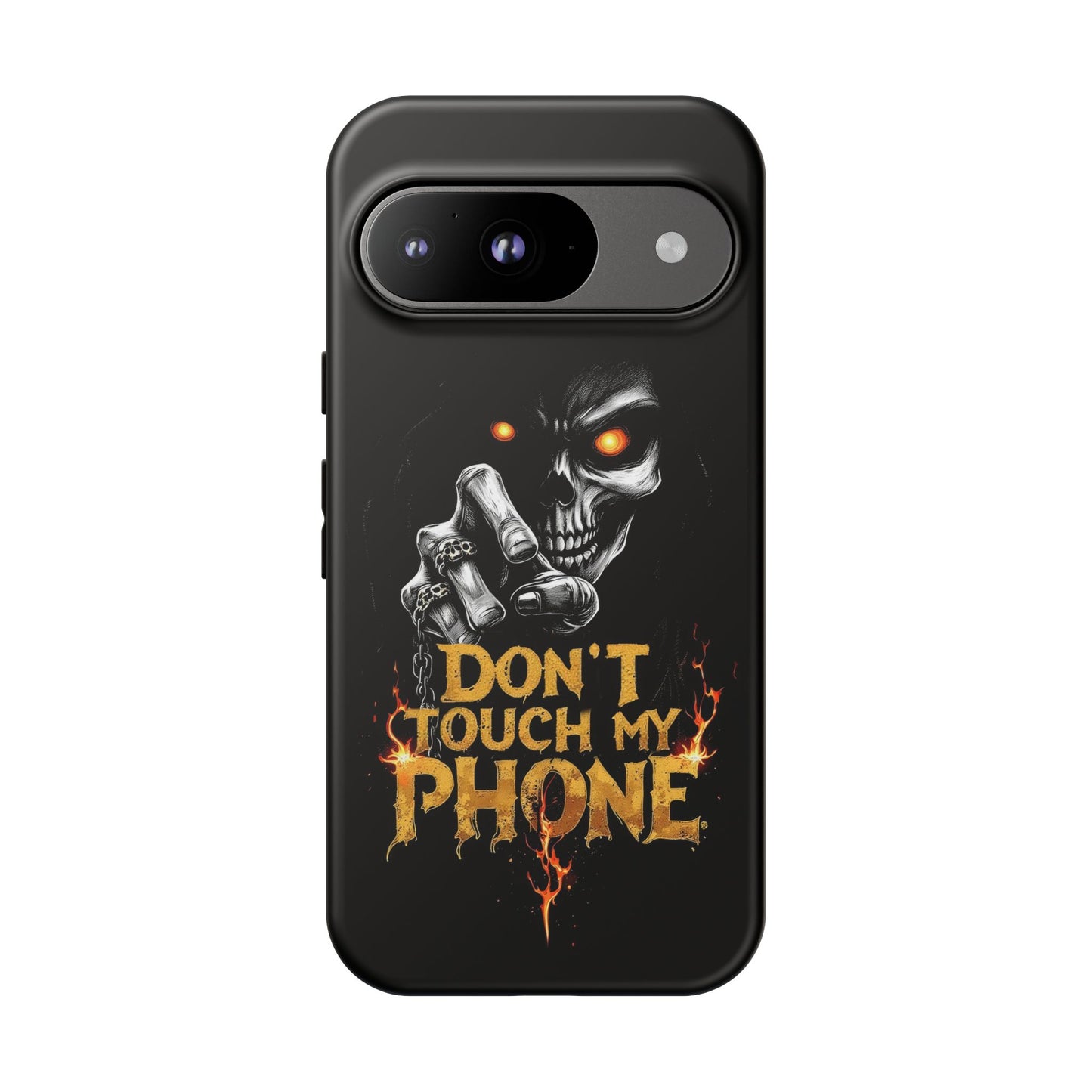 Skull Google Pixel Tough Cases, Don't Touch My Phone