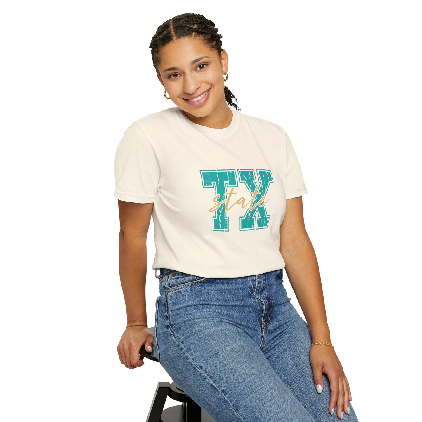 TX State Unisex Garment-Dyed T-shirt