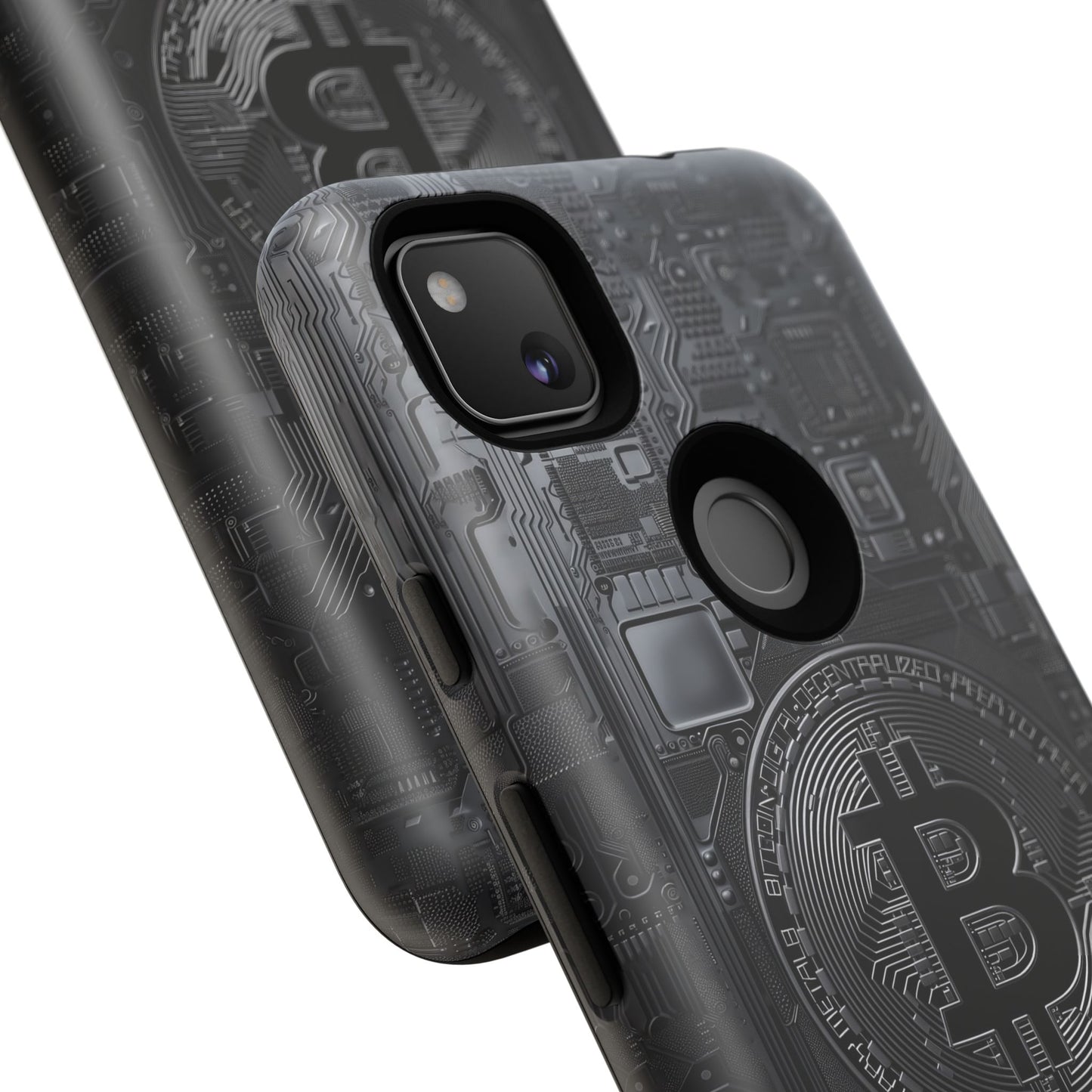 Bitcoin Google Pixel Tough Phone Case, Cryptocurrency Protection Cover