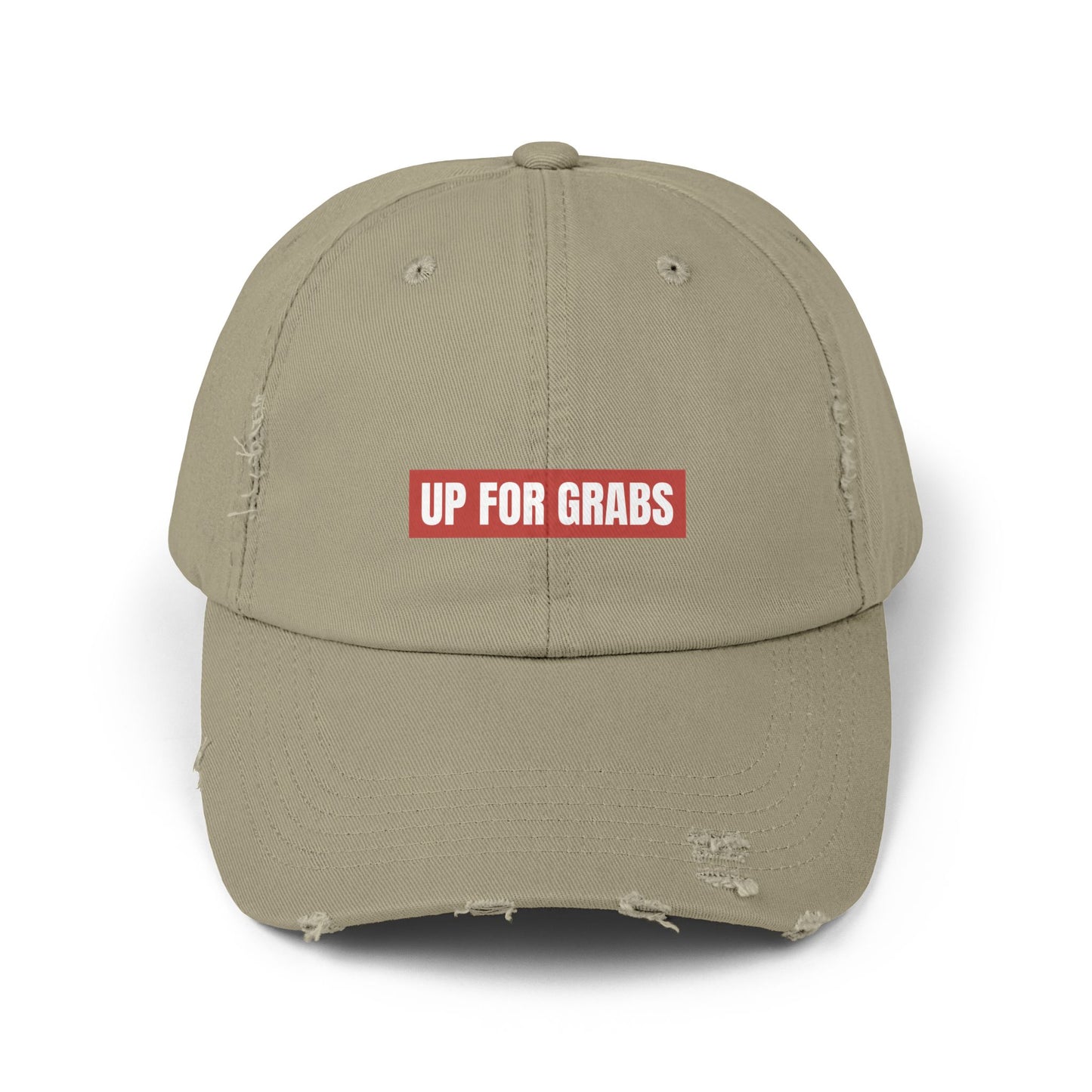 Up For Grabs Unisex Distressed Cap