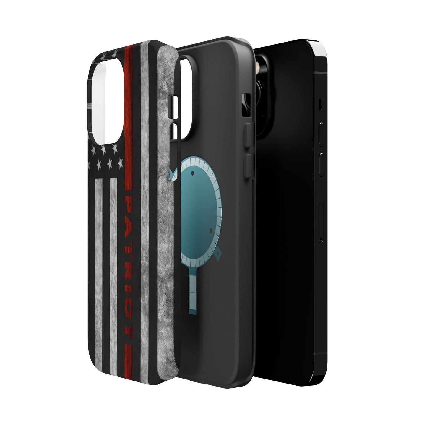 Red Line Magnetic Phone Cases, Firefighter Gift