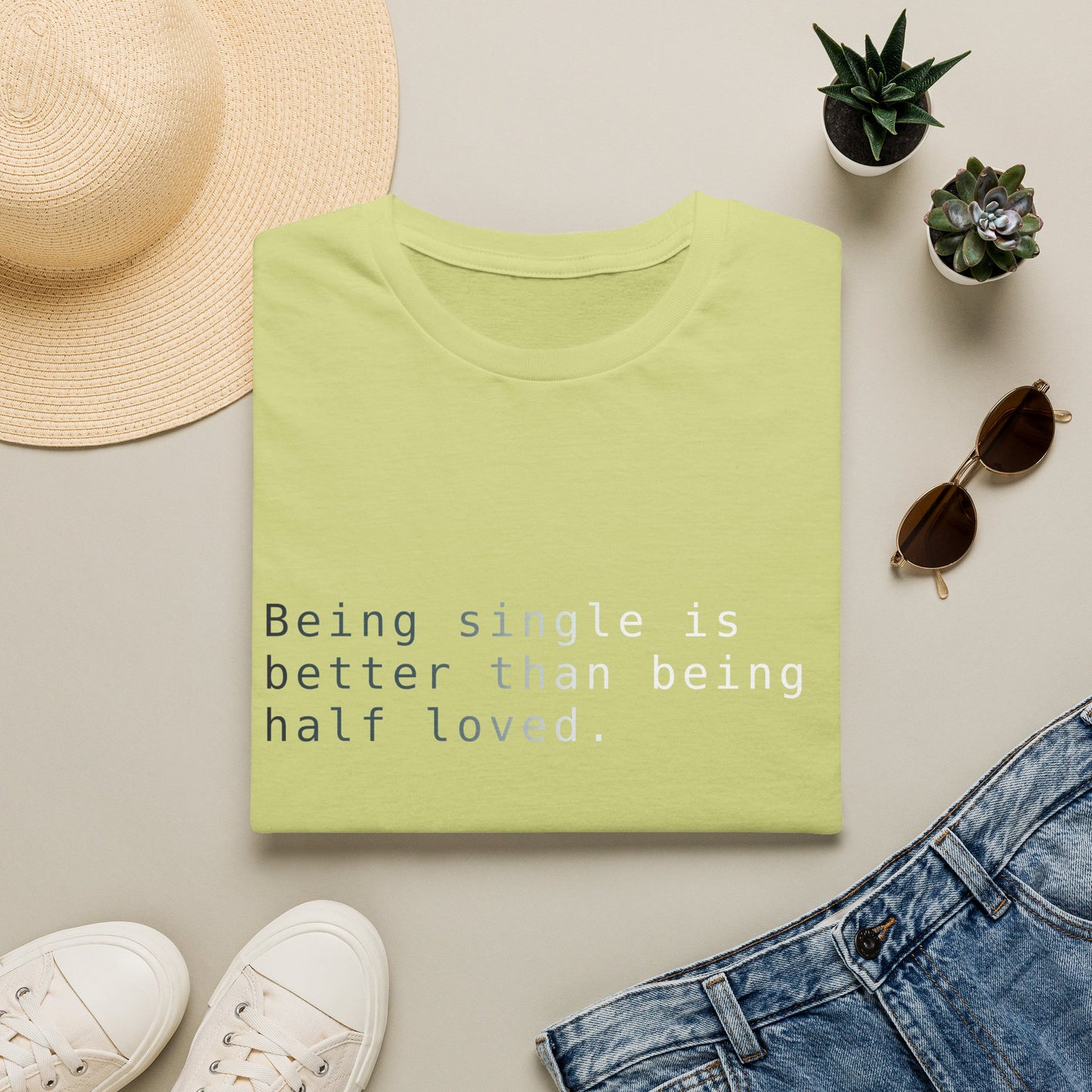 Being Single Unisex Softstyle T-Shirt