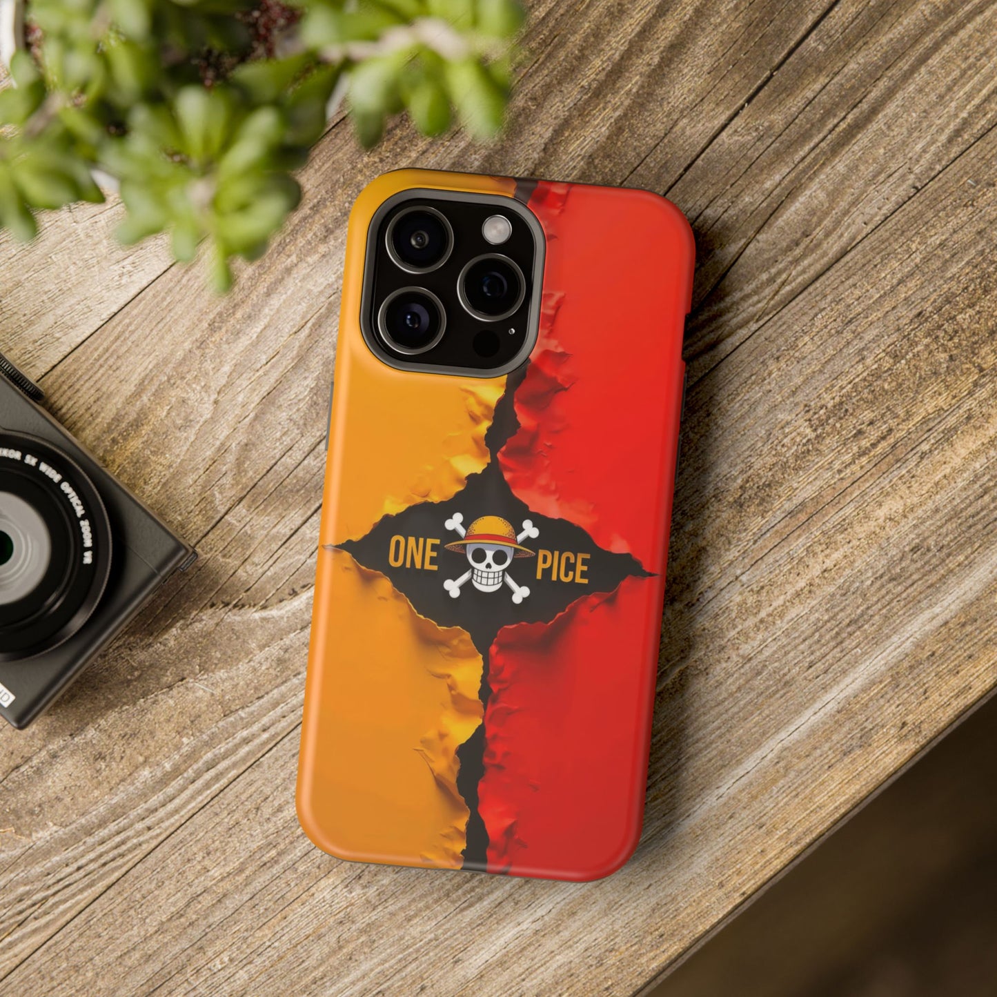 Bold One Piece Magnetic Tough Cases, Anime Phone Cover