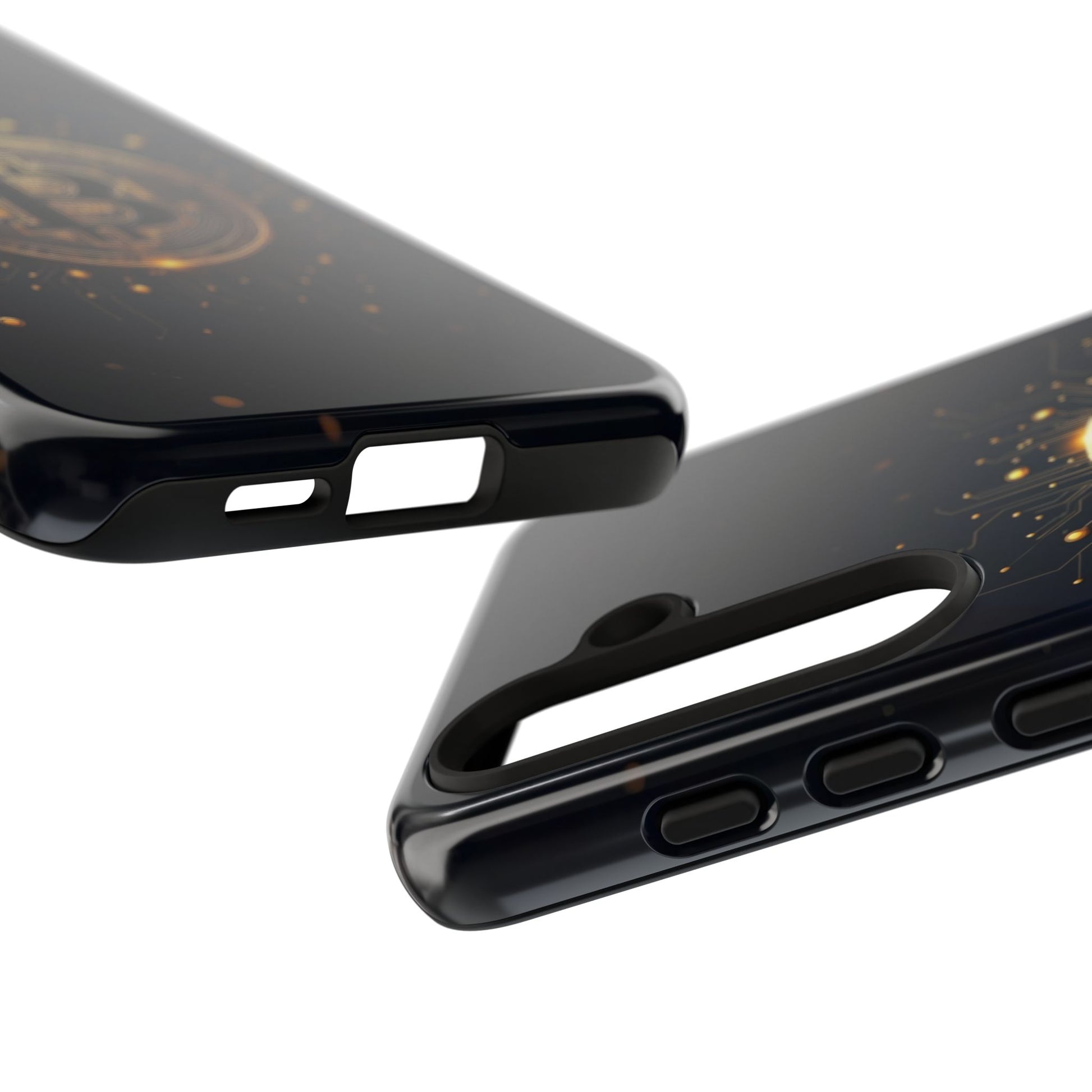 Bitcoin Samsung Tough Case for Smartphones, Crypto Lover Phone Accessory