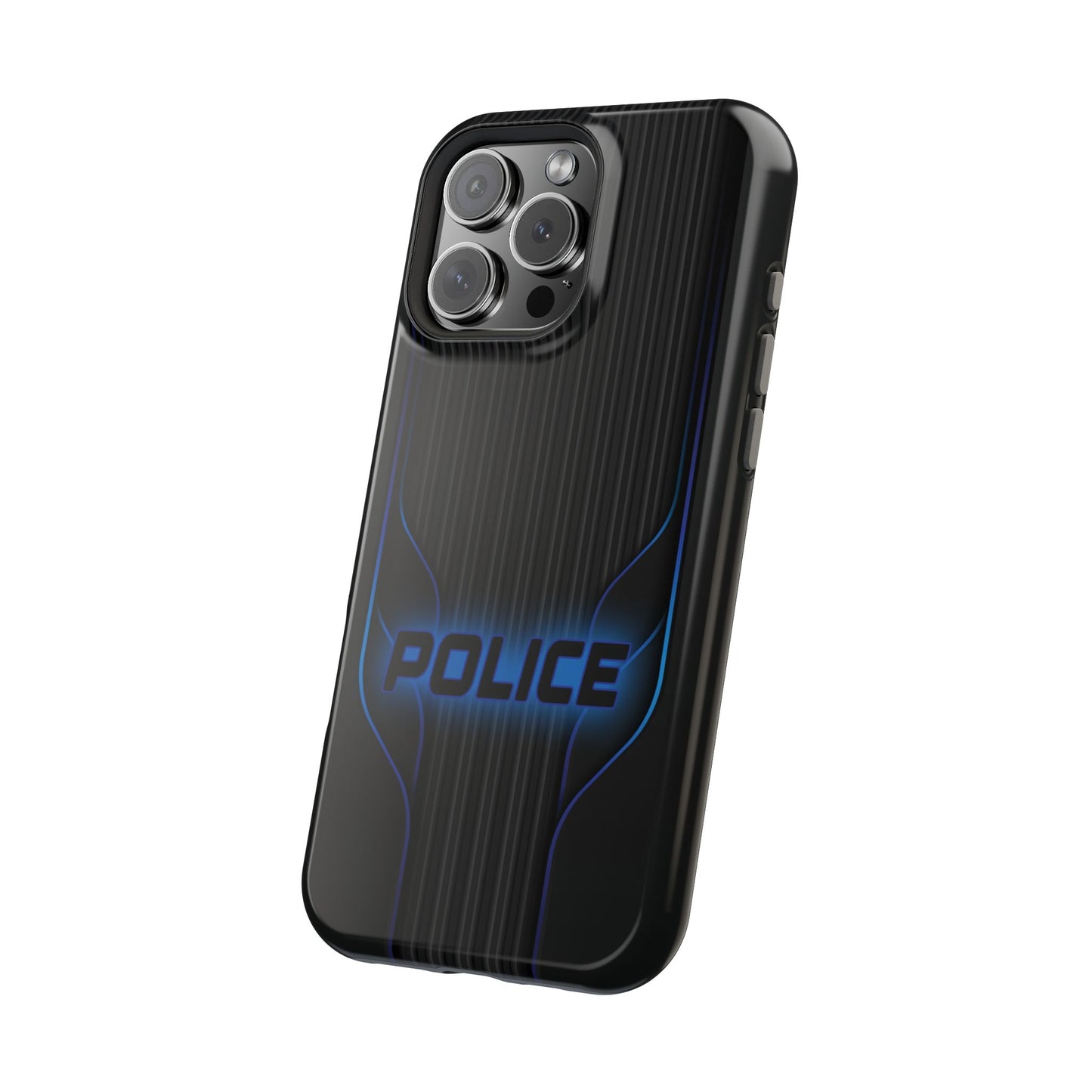 Police Magnetic Phone Cases, Blue Light