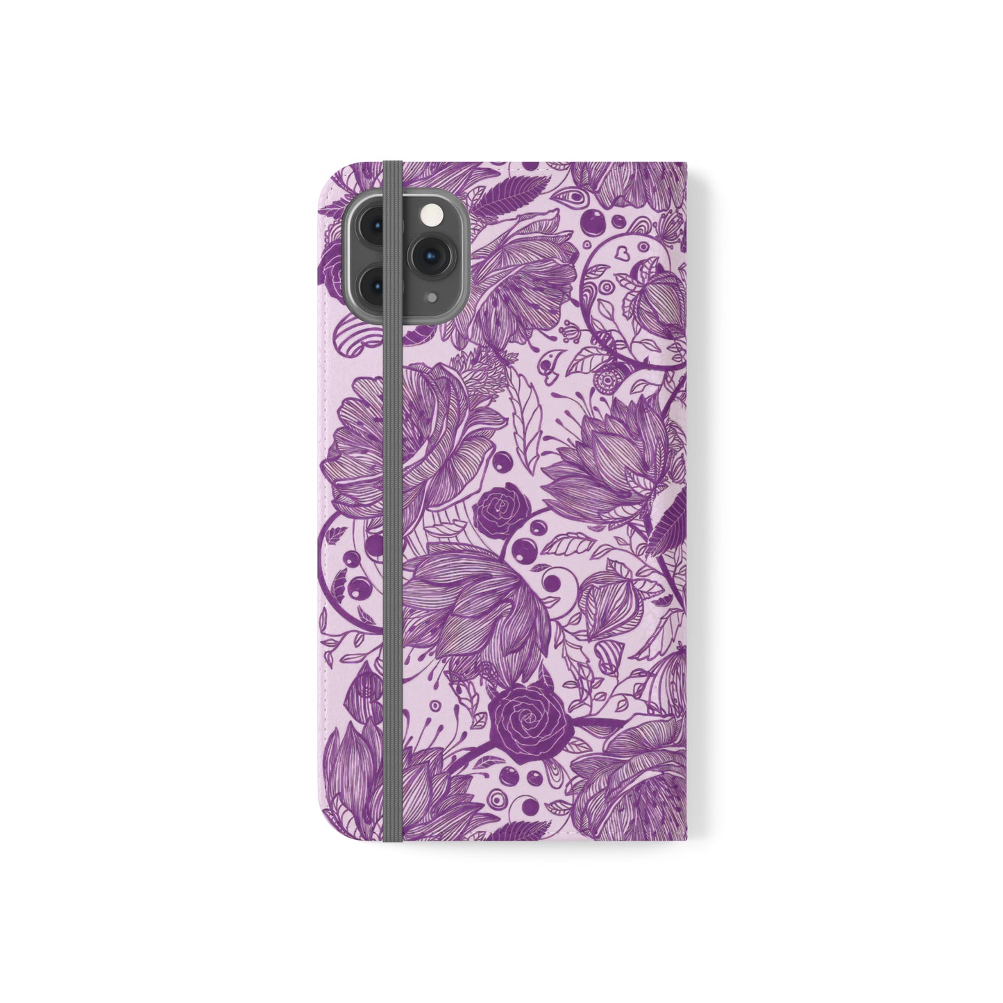 Graphical Garden: Purple Edition Flip Cases