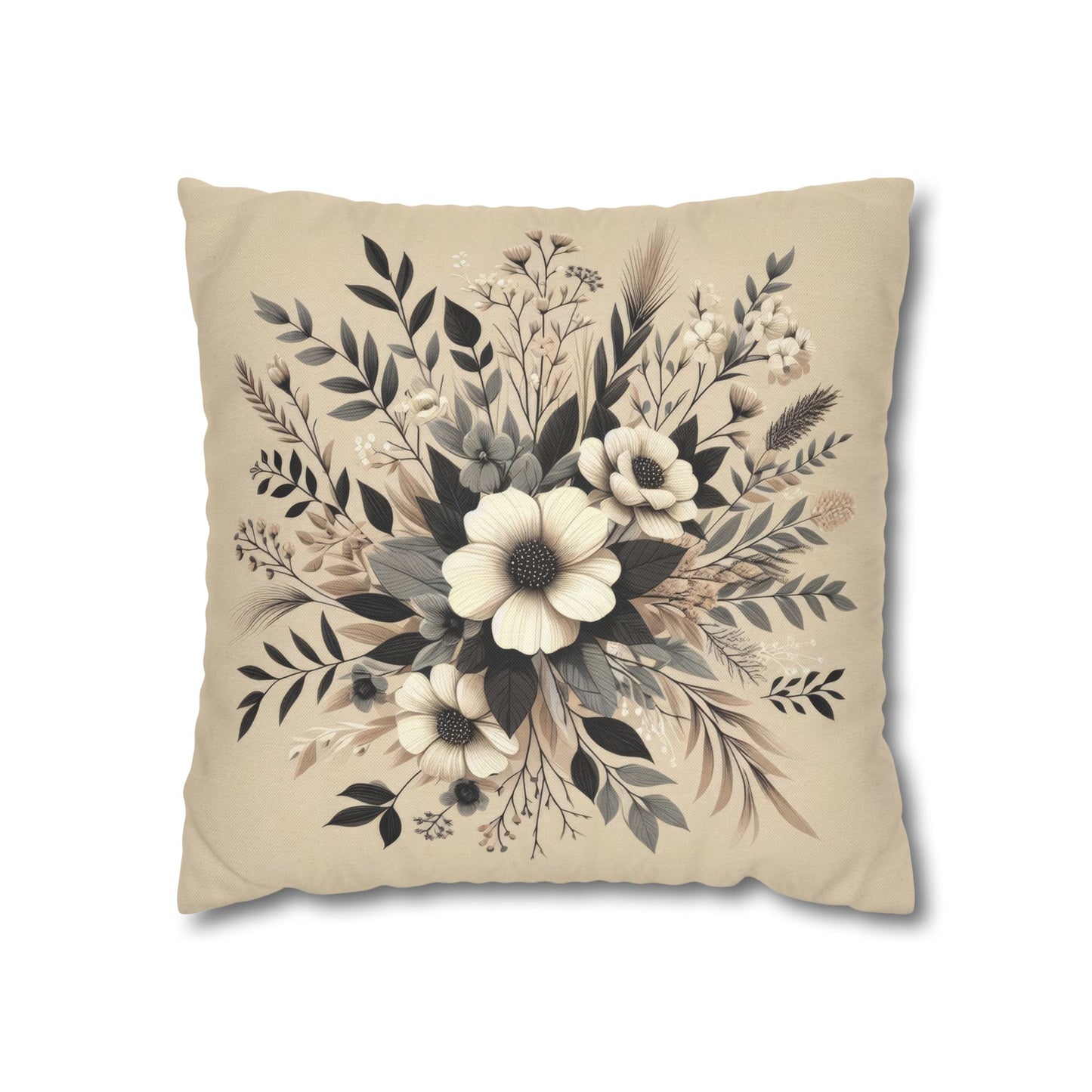 Autumn's Embrace Spun Polyester Square Pillowcase