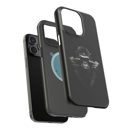 Edgy Gorilla Magnetic iPhone Case, Unique Cell Phone Cover