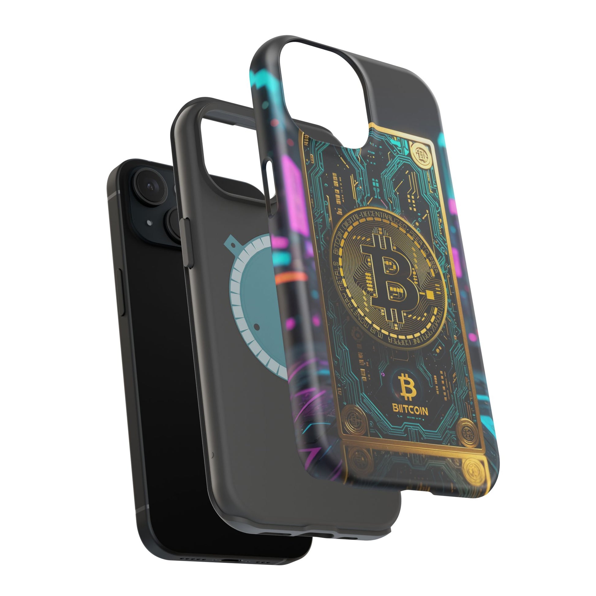Bitcoin Magnetic Phone Case, Unique Phone Cover
