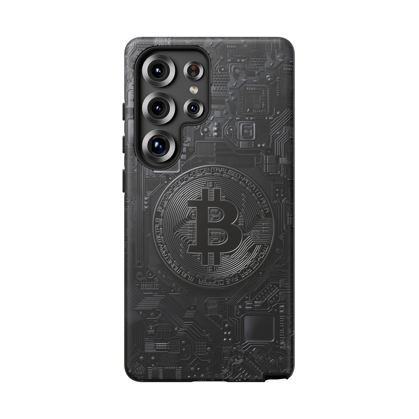 Bitcoin Samsung Tough Phone Case, Cryptocurrency Protection Cover