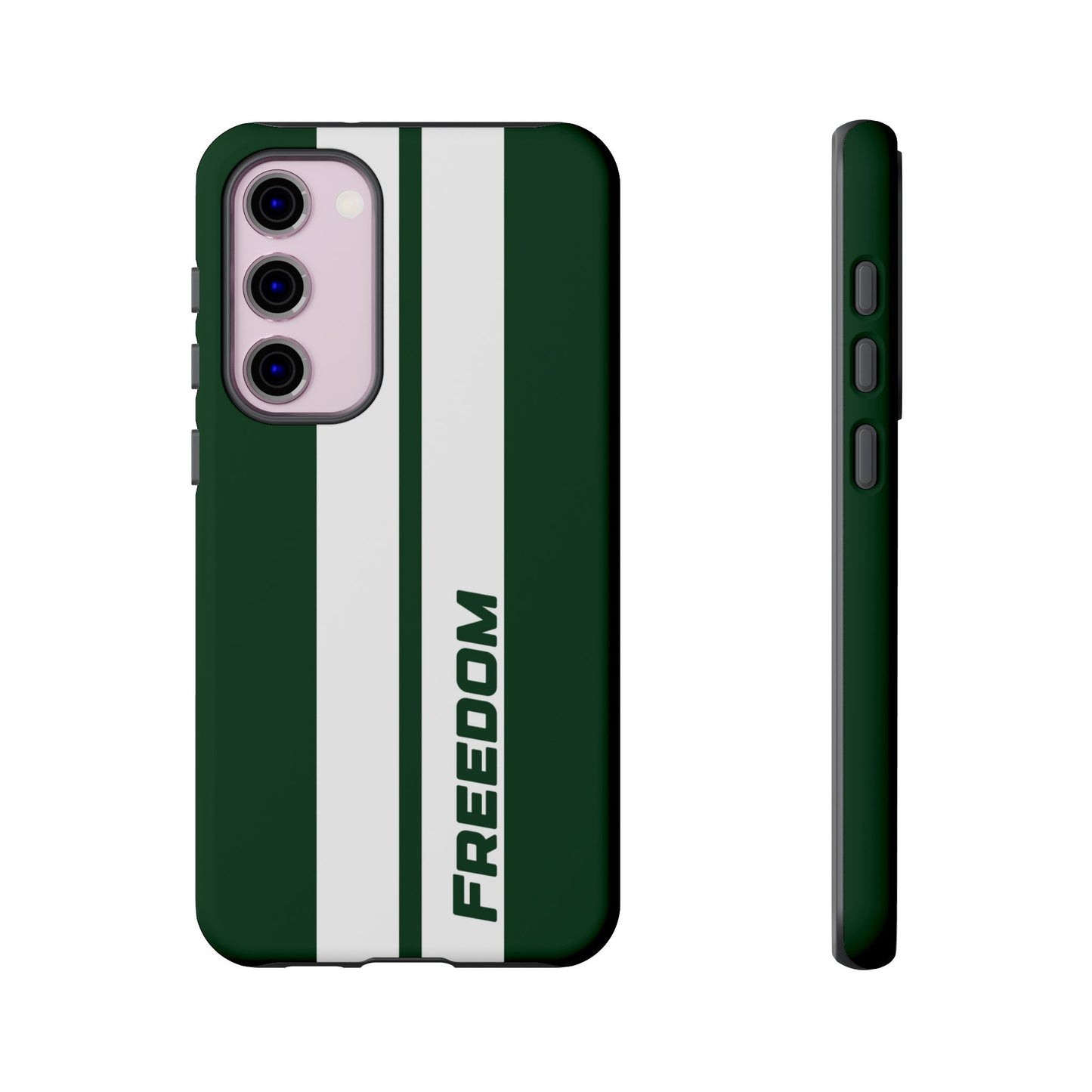 Freedom Tough Case, Olive Green Motorsport-Inspired Cove