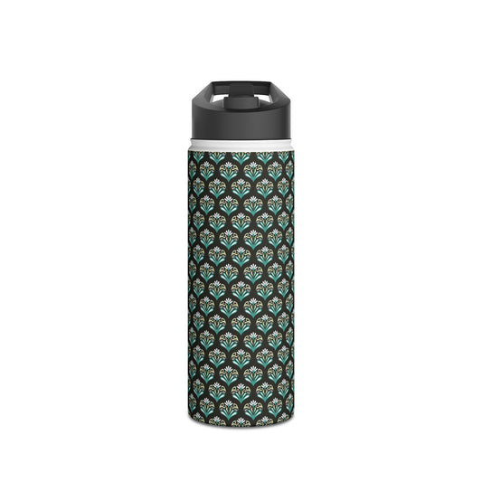 Classic Charm Stainless Steel Water Bottle, Standard Lid