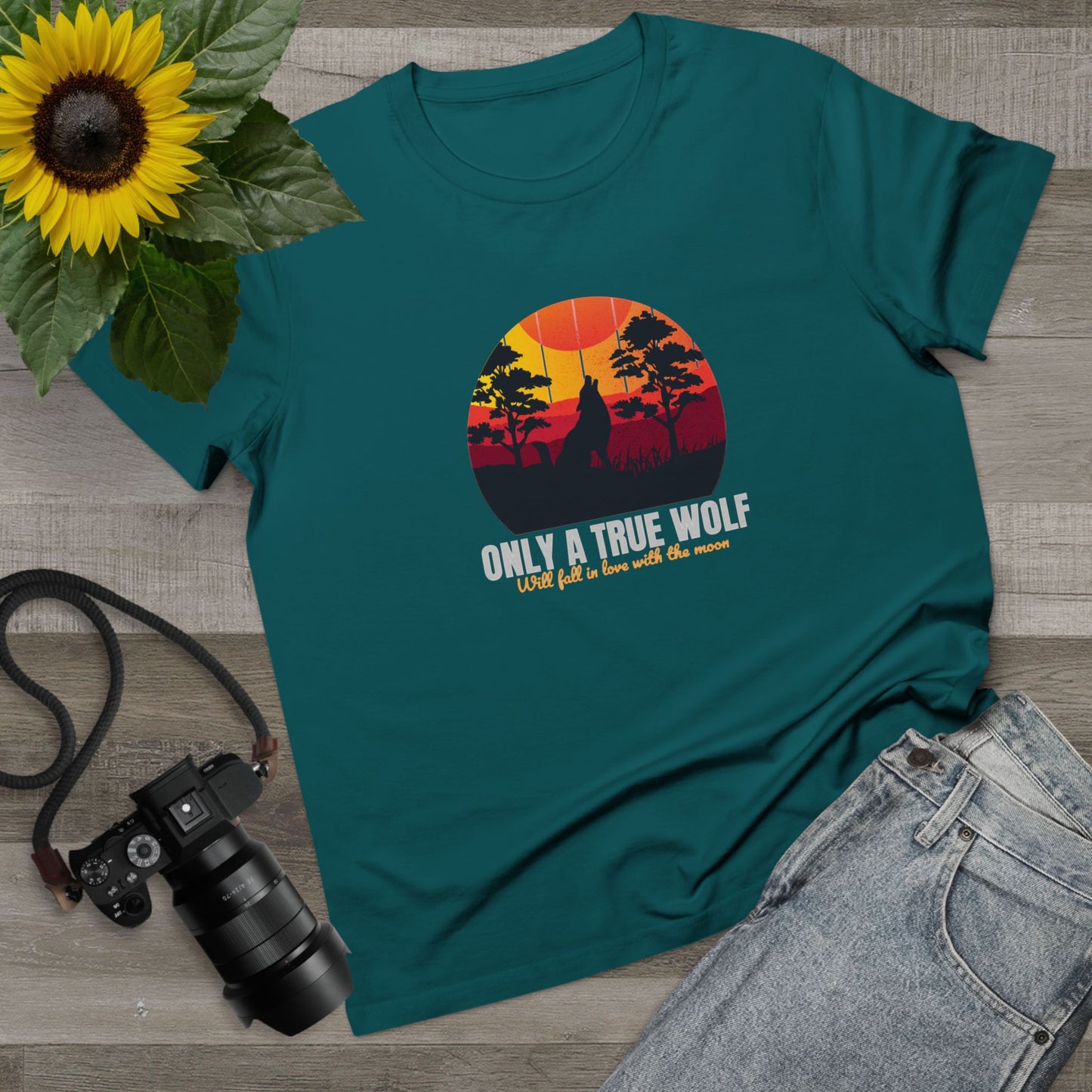 Only A True Wolf Women’s Maple Tee