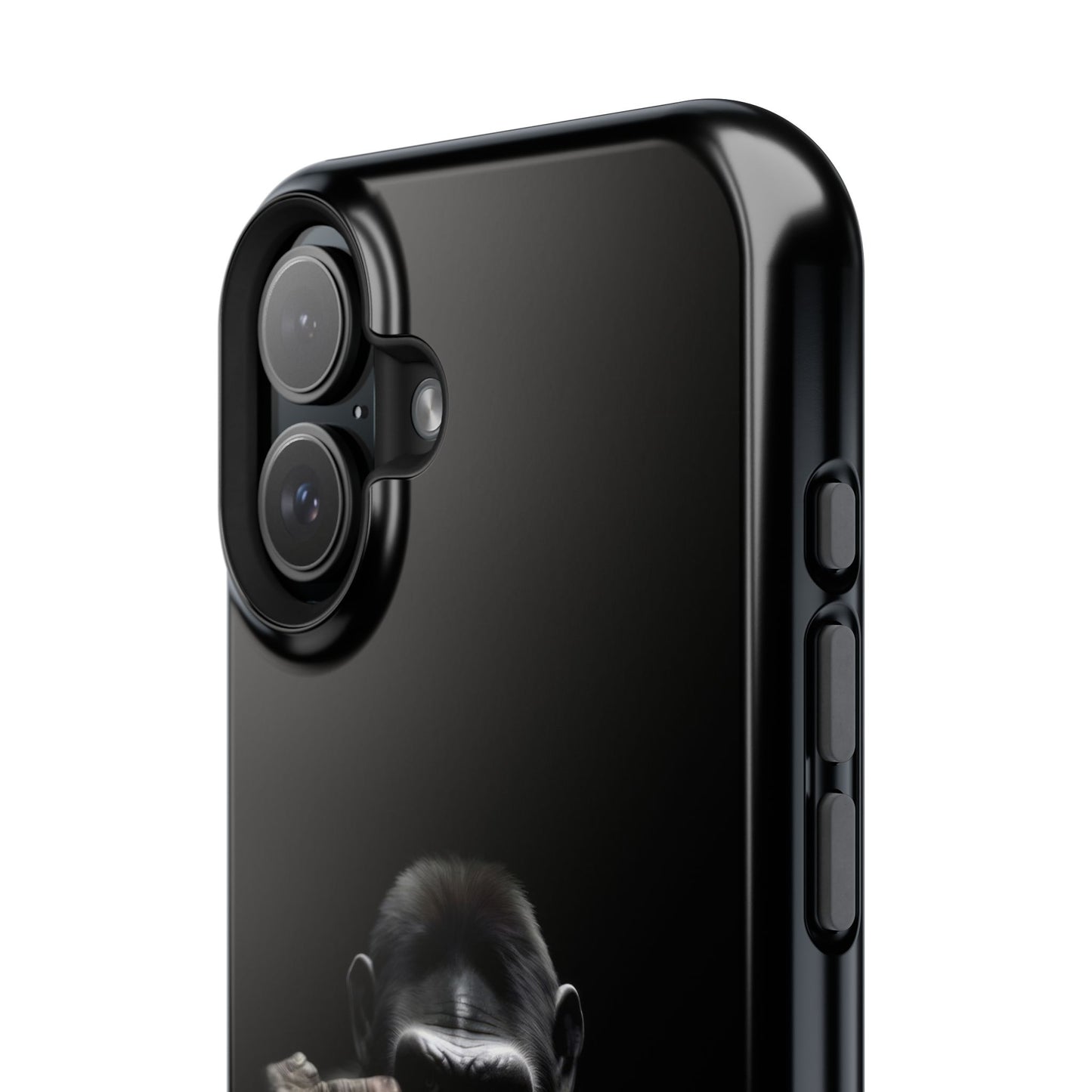 Edgy Gorilla Magnetic iPhone Case, Unique Cell Phone Cover