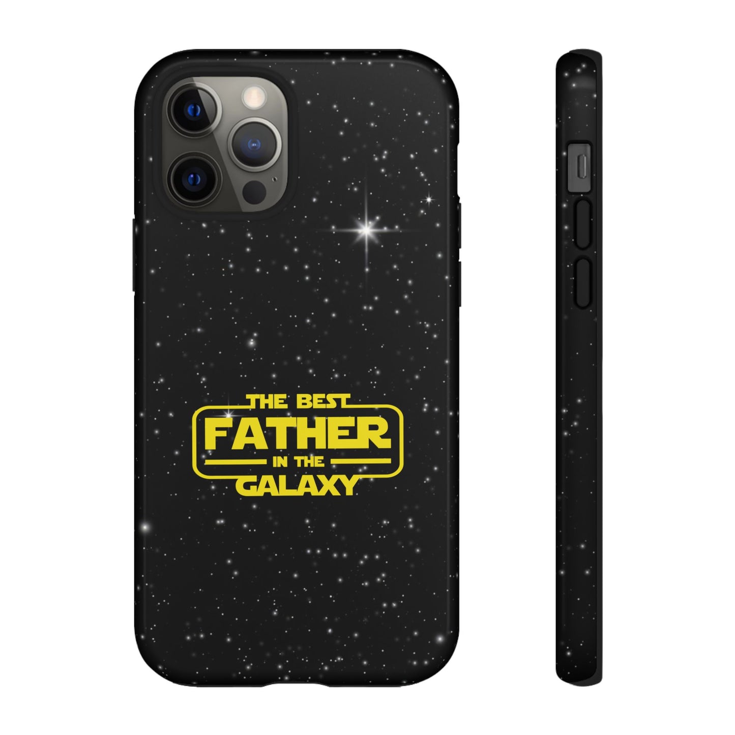 Galaxy-Themed iPhone Tough Case - Perfect Gift for the Best Father