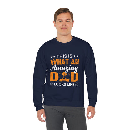 Amazing Dad Crewneck Sweatshirt - Perfect Gift for Father's Day