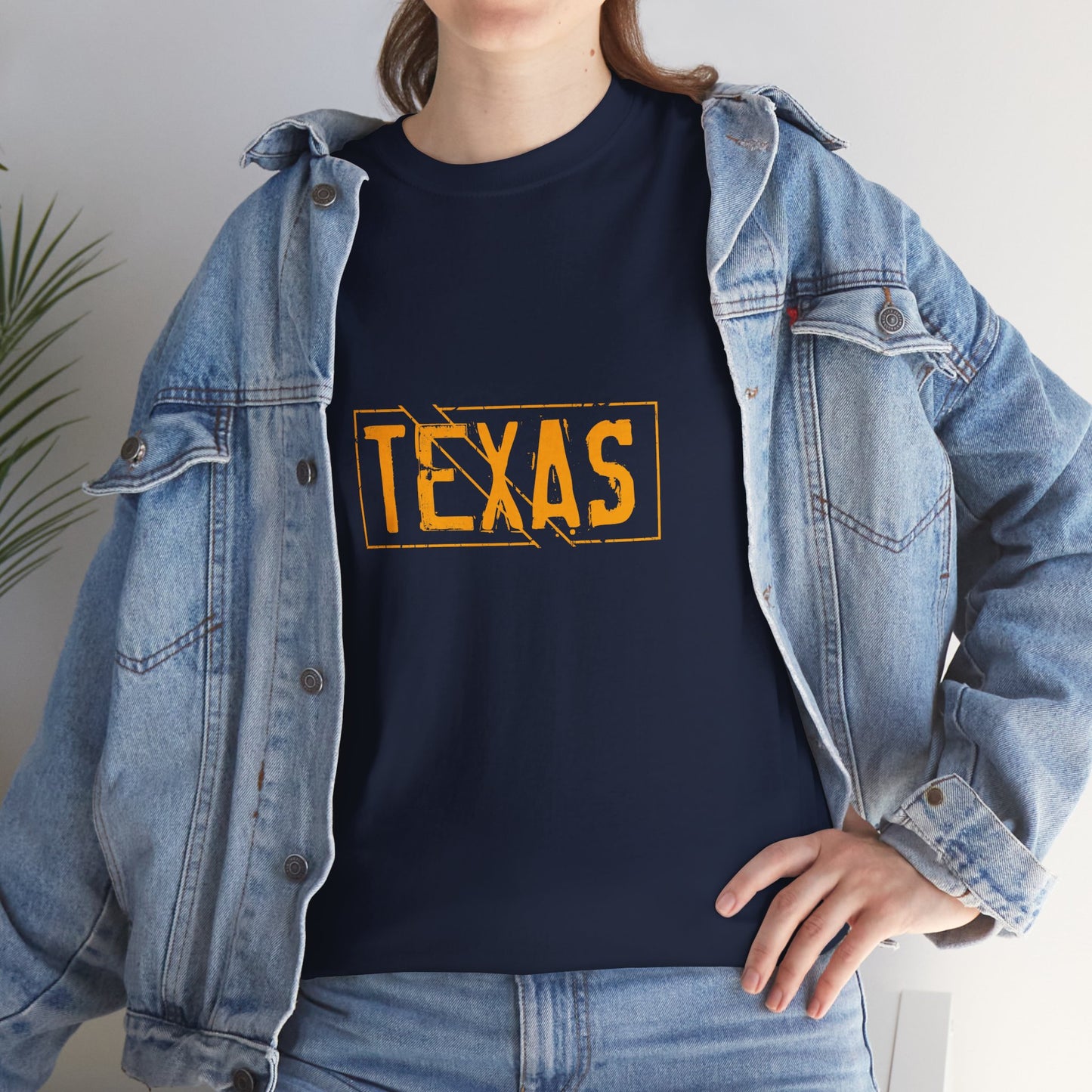 Texas Pride Unisex Heavy Cotton Tee - Casual Black T-Shirt for Texans