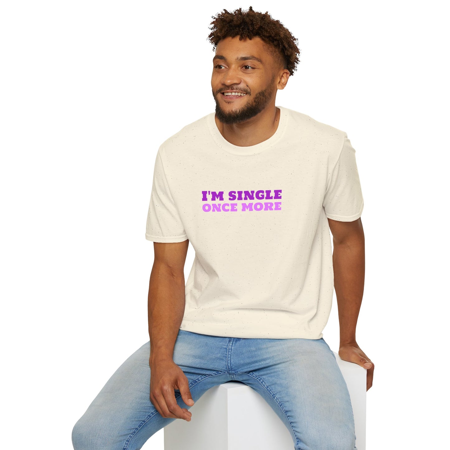 I'm Single Once More Unisex Softstyle T-Shirt