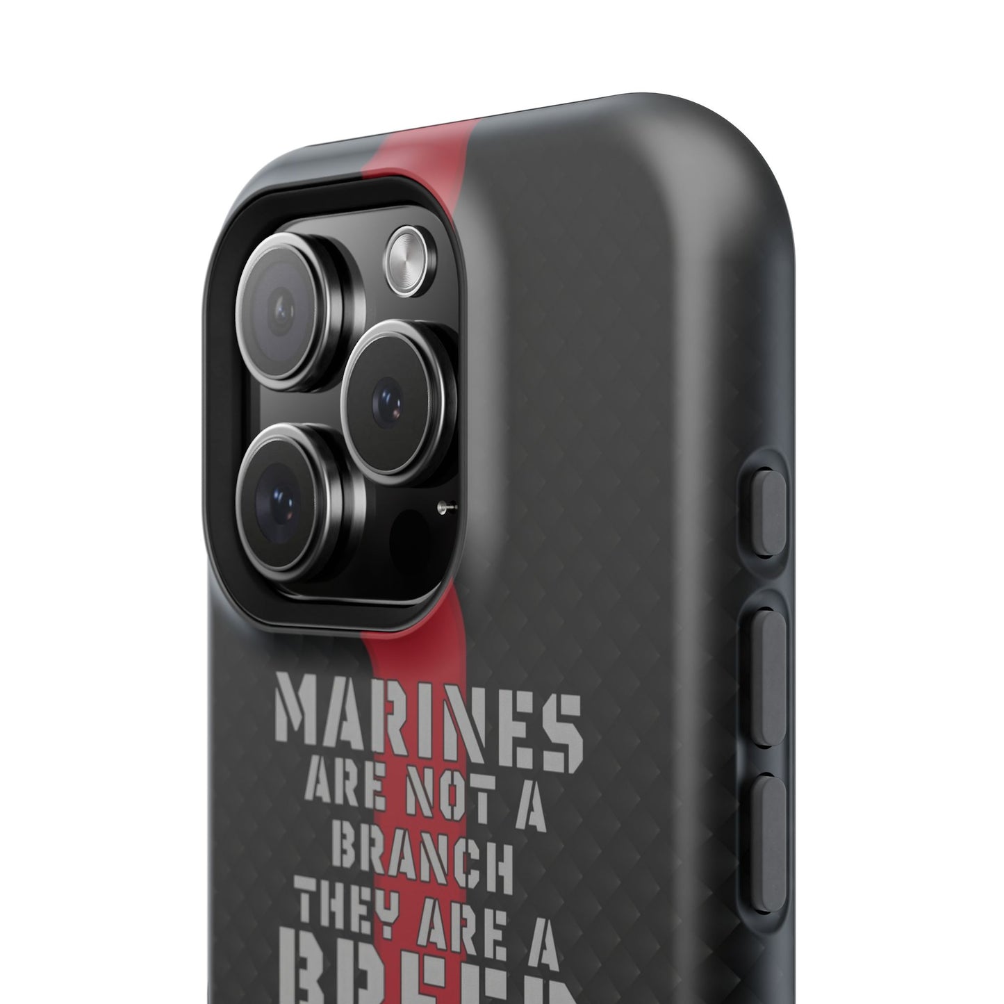 Marines Magnetic Tough Case - "Not a Branch, a Breed" Military iPhone Cover