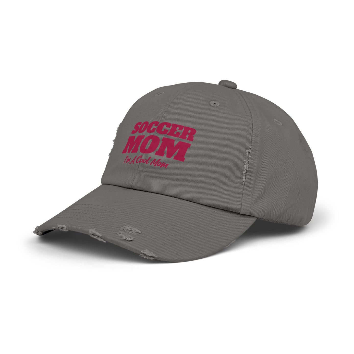 Soccer Mom I'm A Cool Mom Unisex Distressed Cap