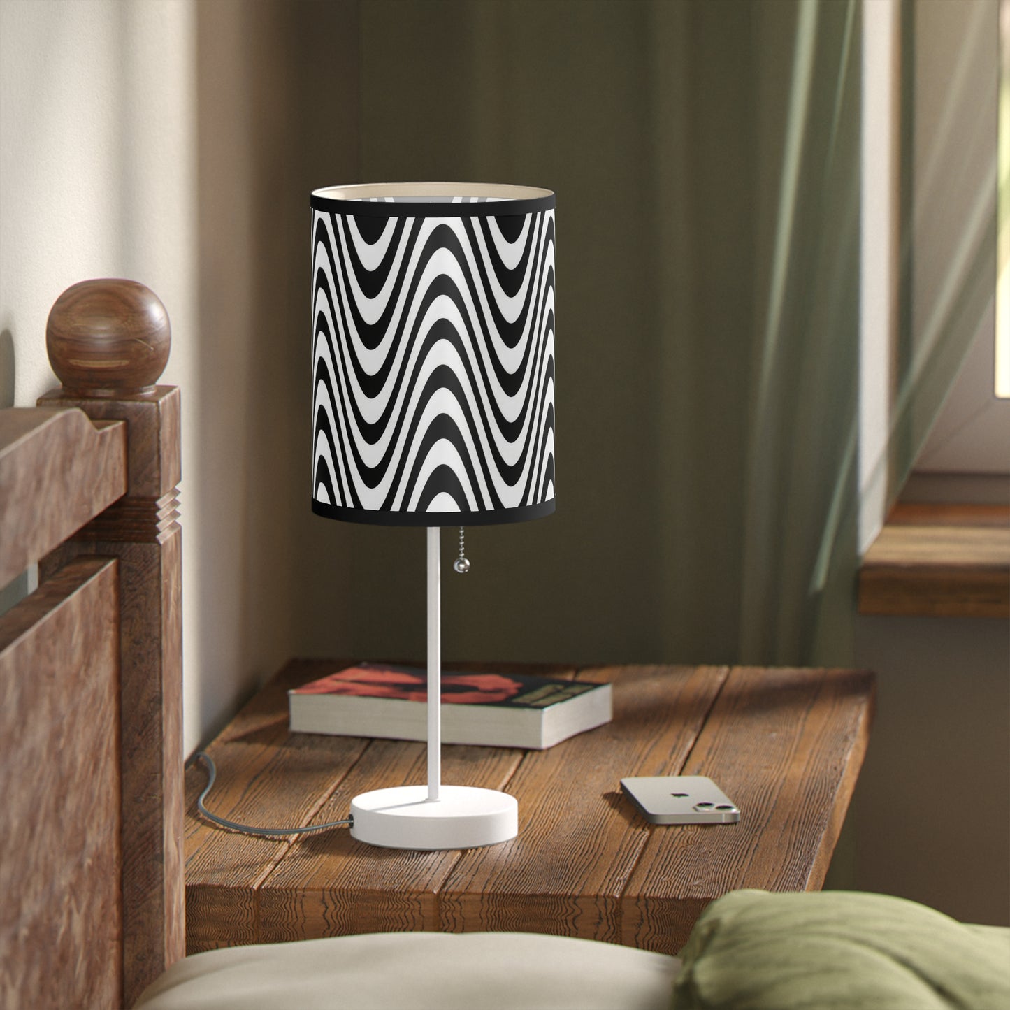 Dual Harmony Lamp on a Stand, US|CA plug / White