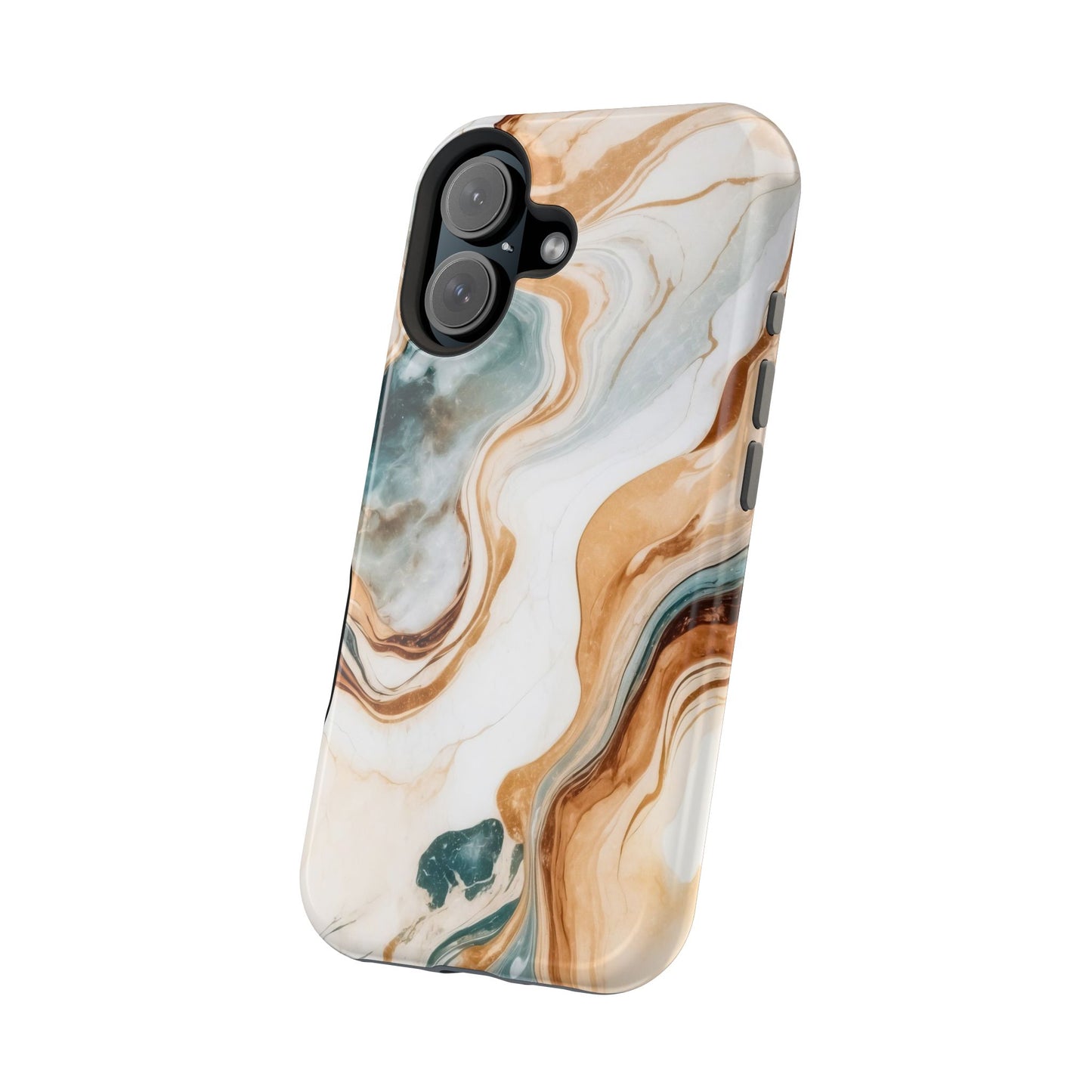 Stylish Magnetic Phone Cases, Abstract Marble Design for Everyday Use