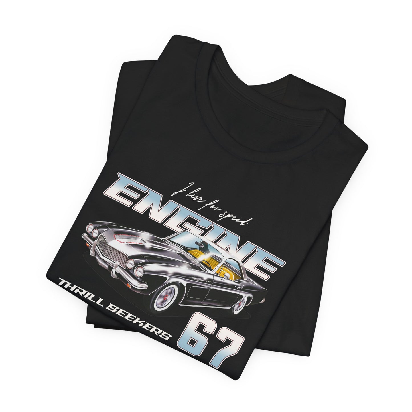 I Live For Speed Engine Unisex Jersey Short Sleeve Tee